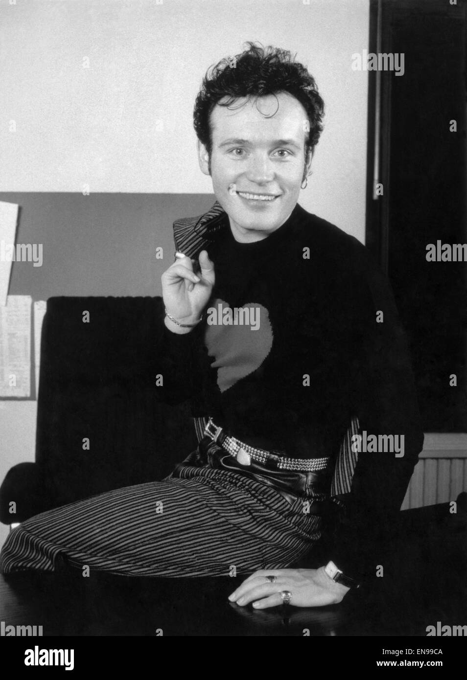 Singer Adam Ant. Circa 1985. Stock Photo