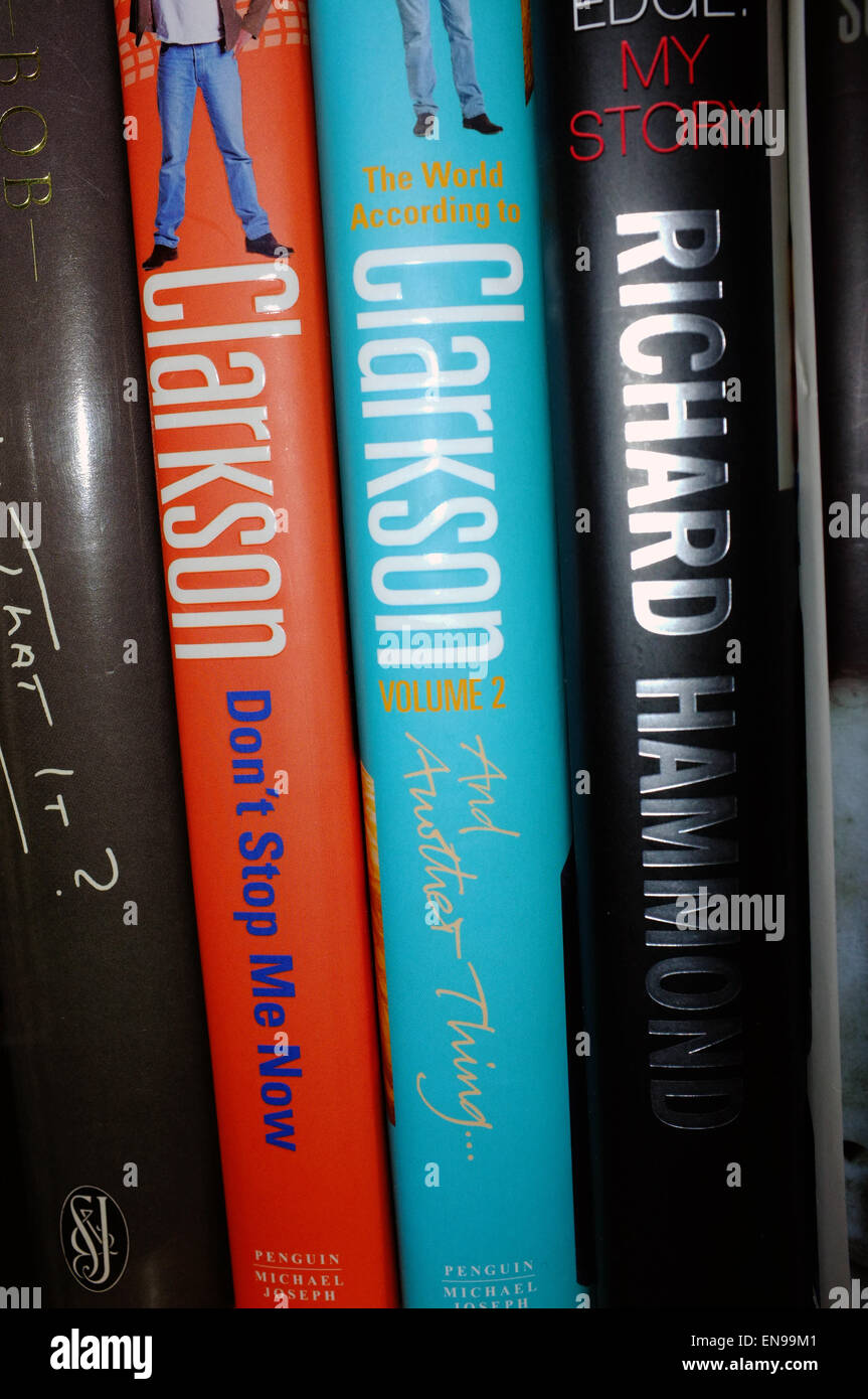 A selection of celebrity autobiographies on including books by Piers ...