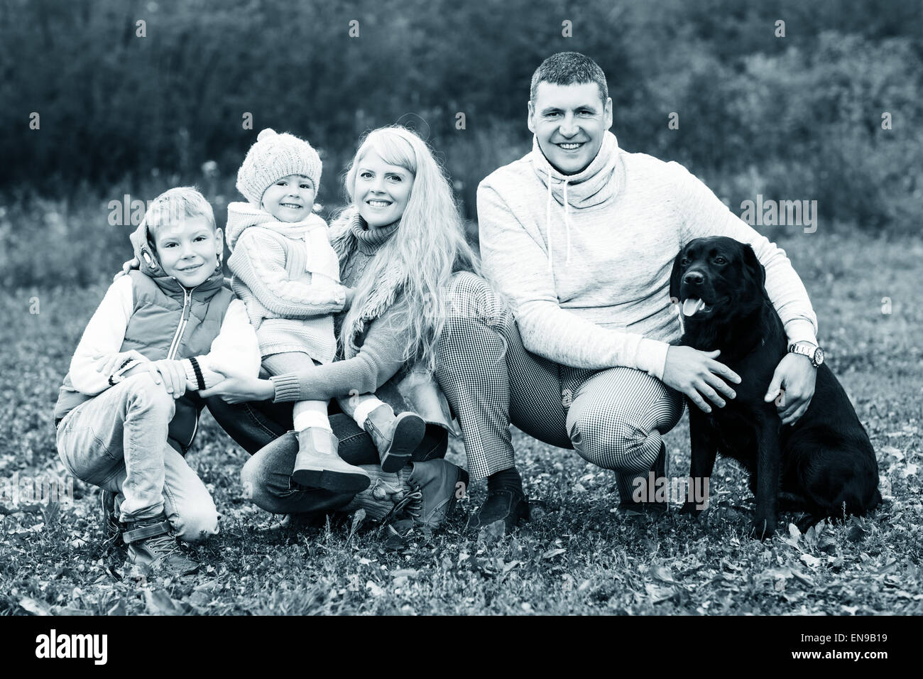 Happy family Stock Photo