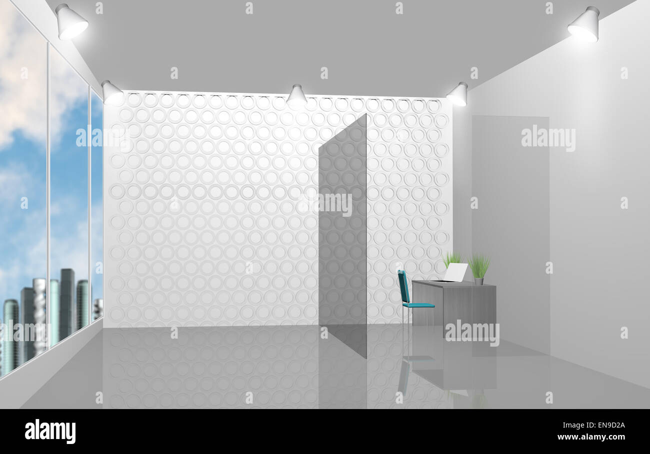 Modern office interior Stock Photo - Alamy