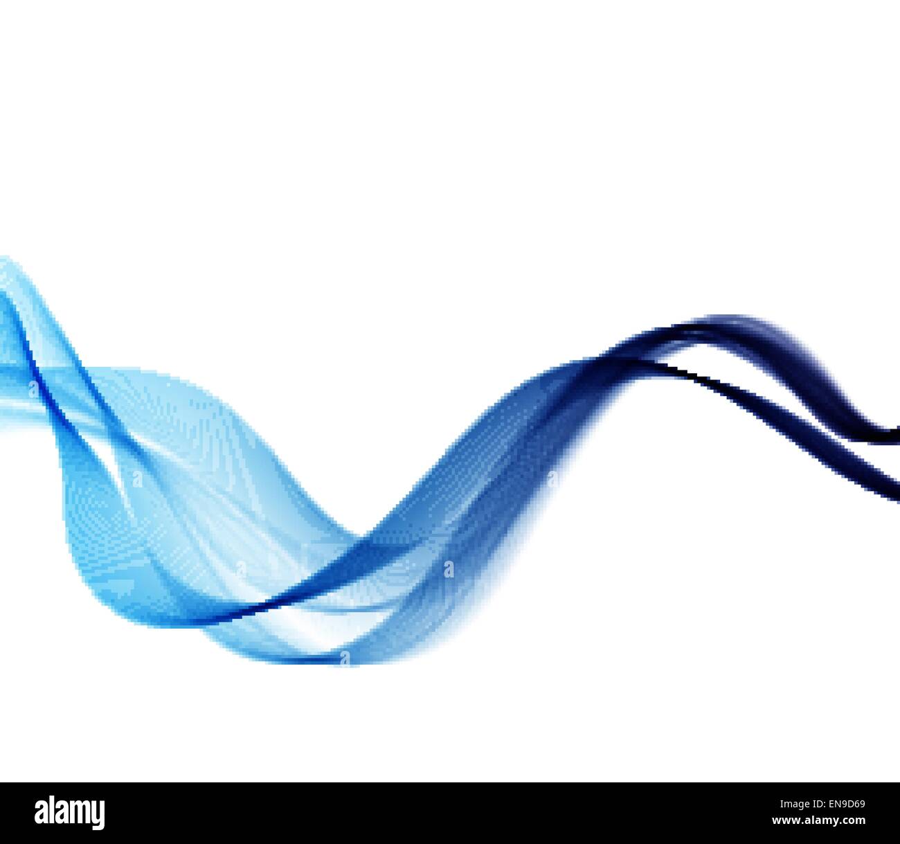 Vector Abstract background with blue smoke wave Stock Vector Image ...