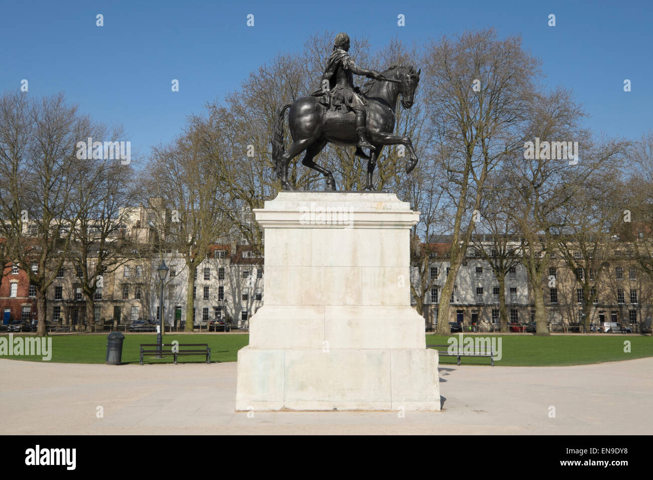 Statue in Queen Square, Bristol Stock Photo Alamy