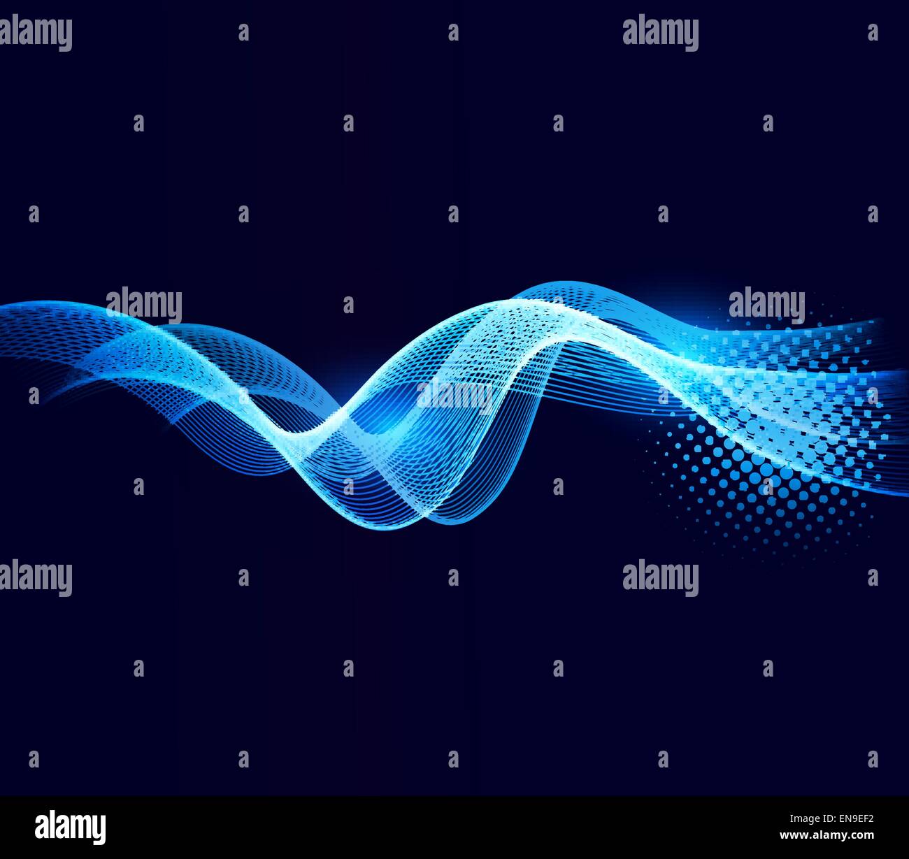 Shiny color waves over dark vector backgrounds Stock Vector Image & Art ...