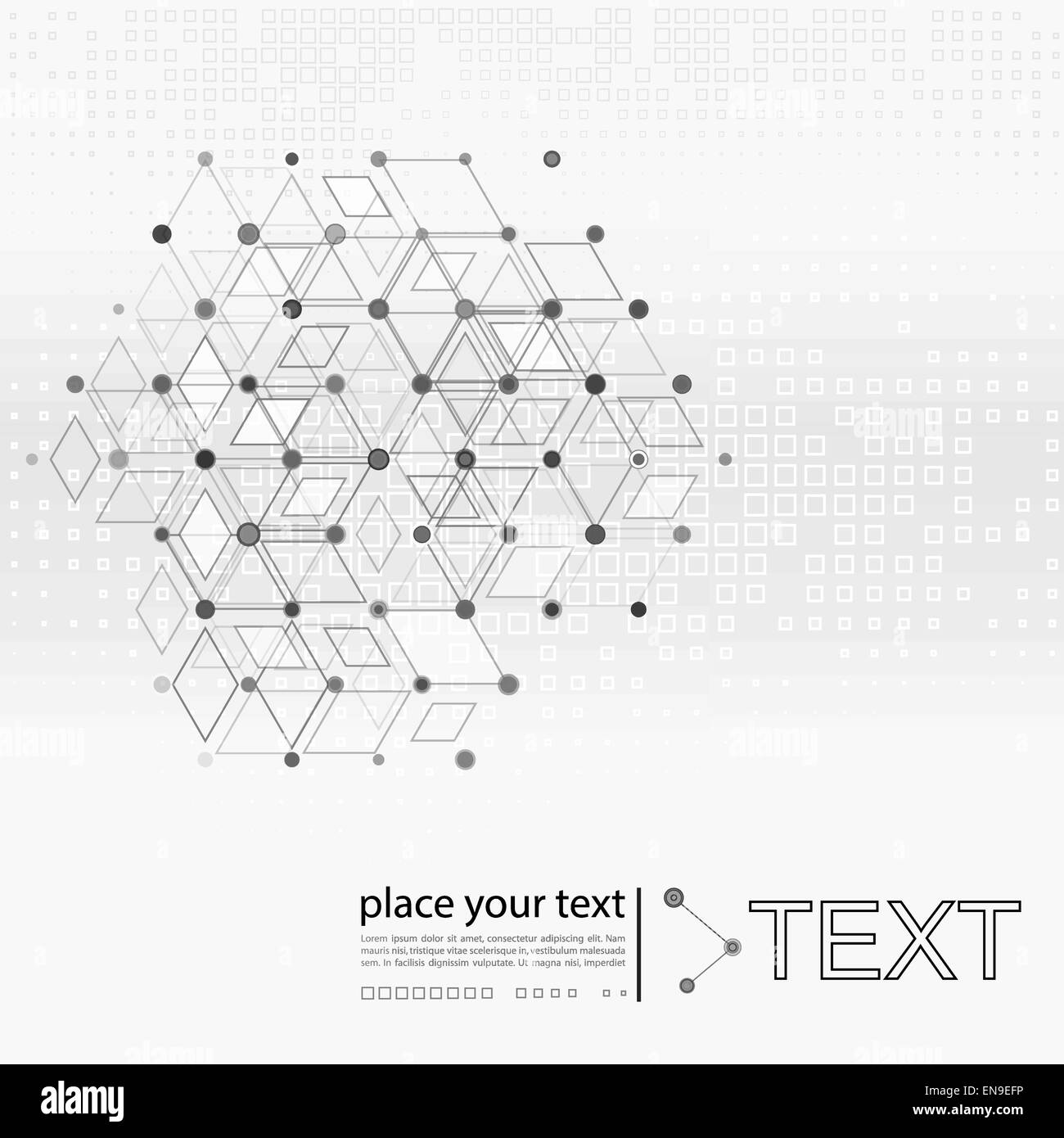 Molecule And Communication Background. Vector illustration EPS 10 Stock ...