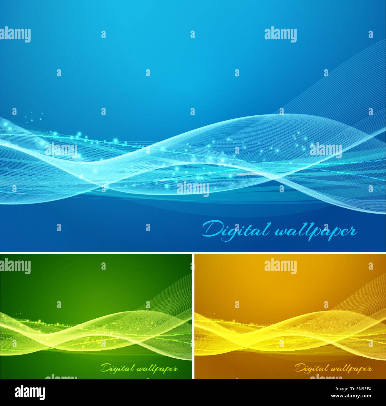 Shiny color waves vector backgrounds Stock Vector Image & Art - Alamy