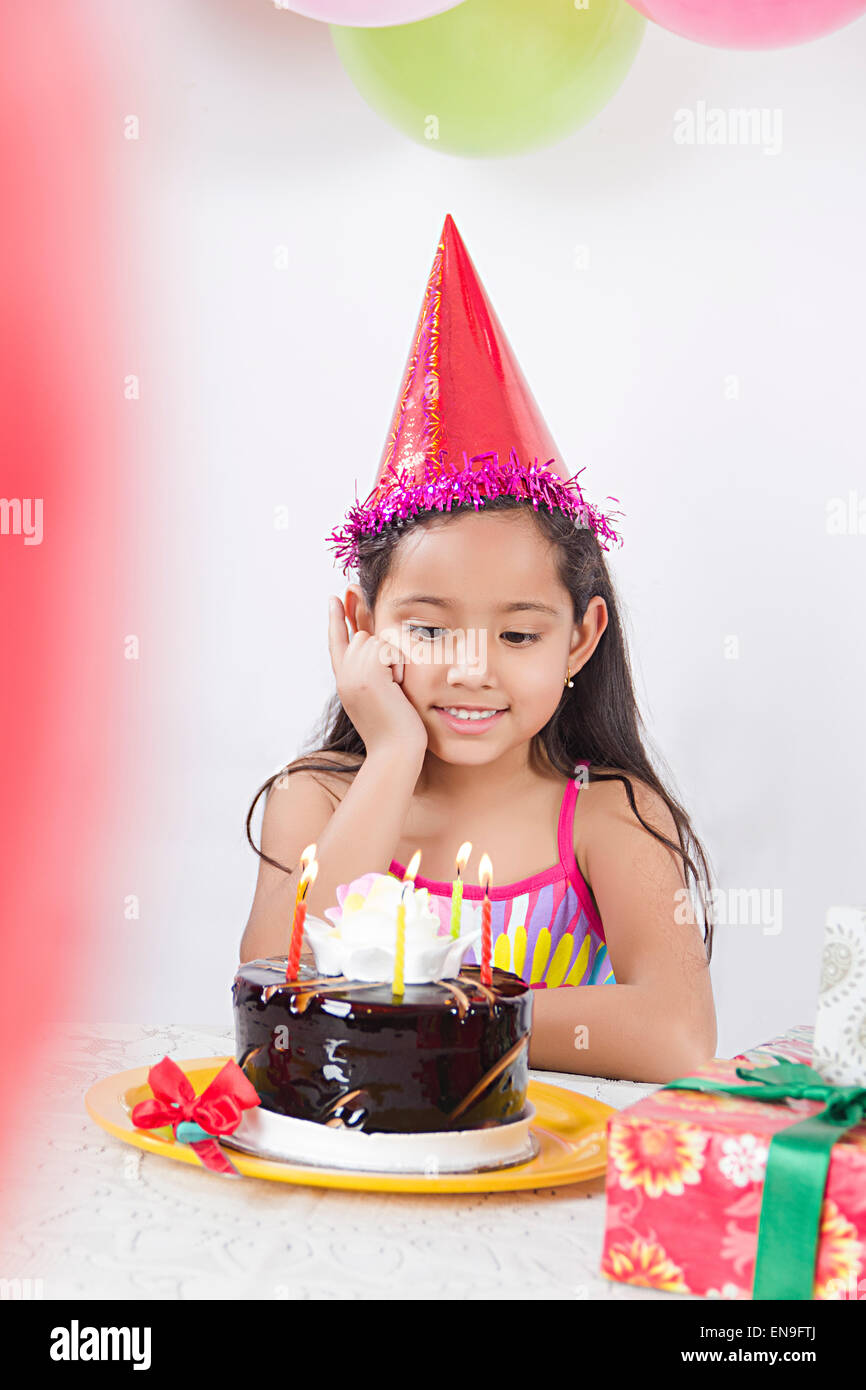 Indian kids girls birthday hi-res stock photography and images - Alamy