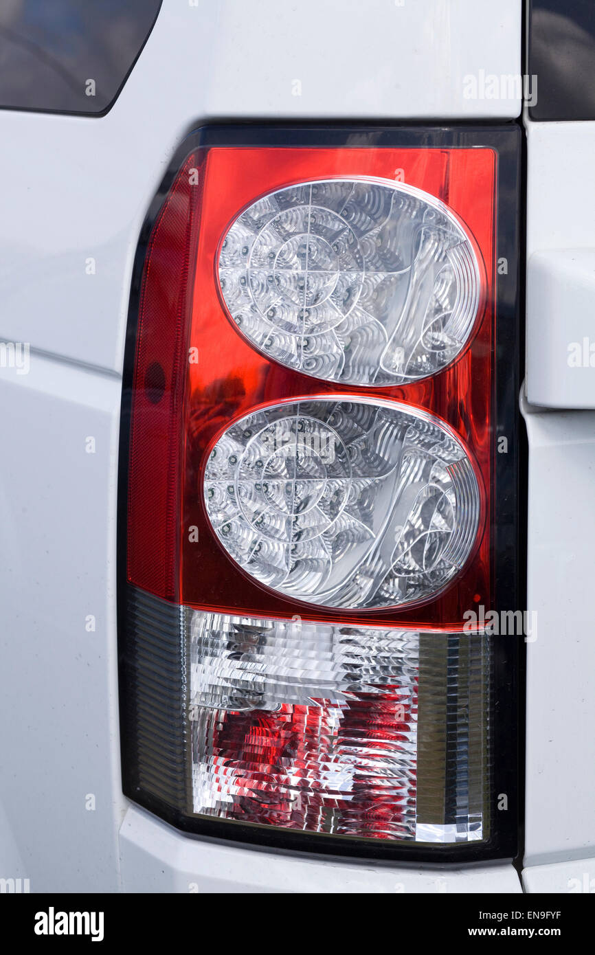 Back lights on a Land Rover Discovery Stock Photo