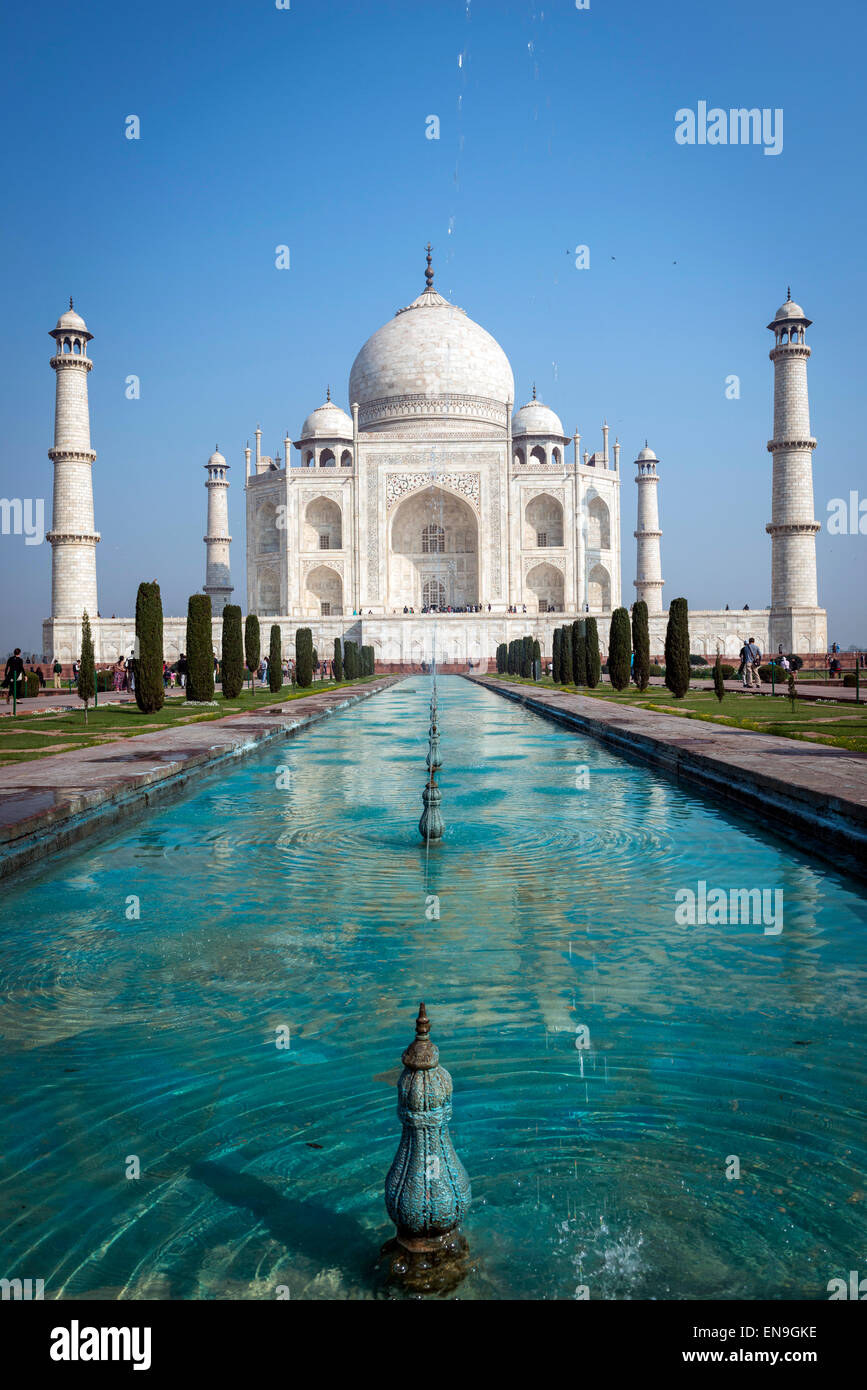 The Taj Mahal, Agra, India Stock Photo
