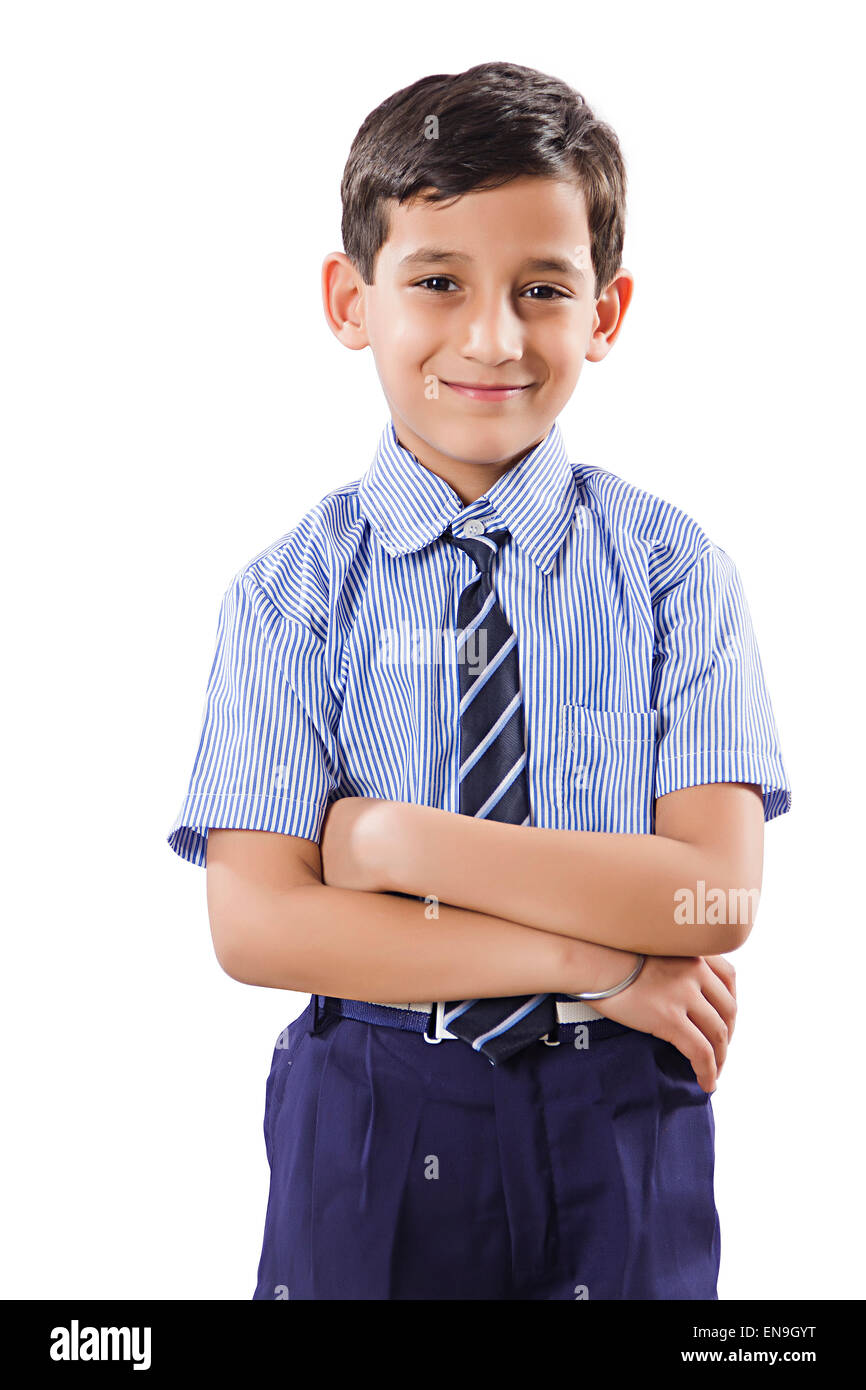 1 indian kids boy School Student Stock Photo - Alamy