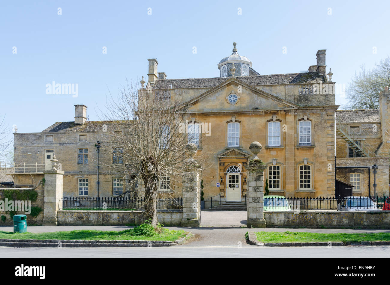 Harrington House Hotel in the Cotswold village of Bourton-on-the-Water Stock Photo