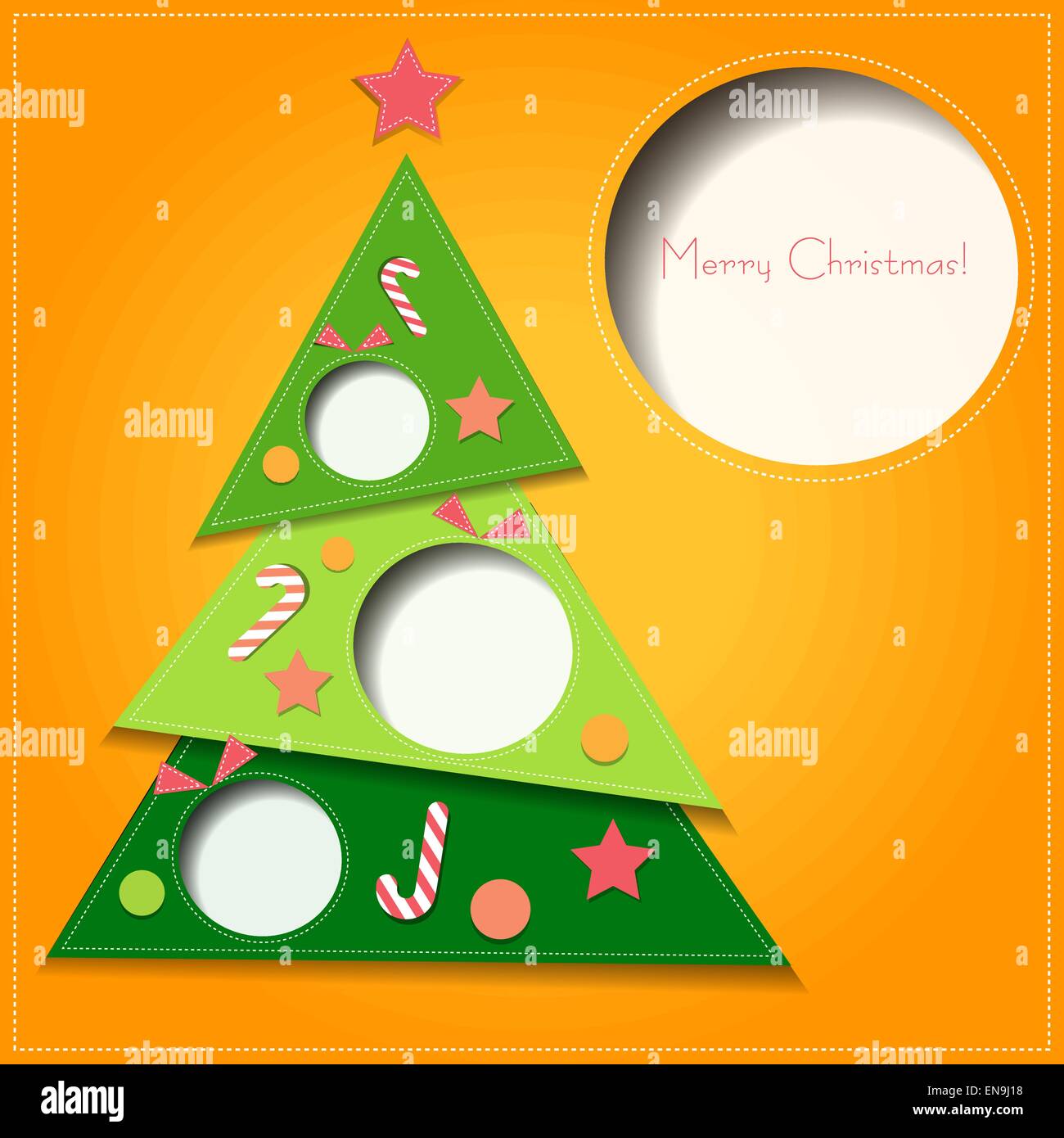 Vector illustration Christmas tree Stock Vector Image & Art - Alamy