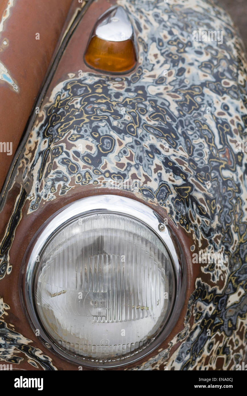 Rusty Volkswagen beetle Stock Photo