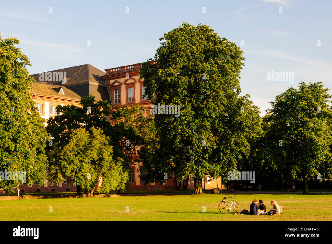 university students, Mannheim, Baden-Wurttemberg, Germany Stock Photo