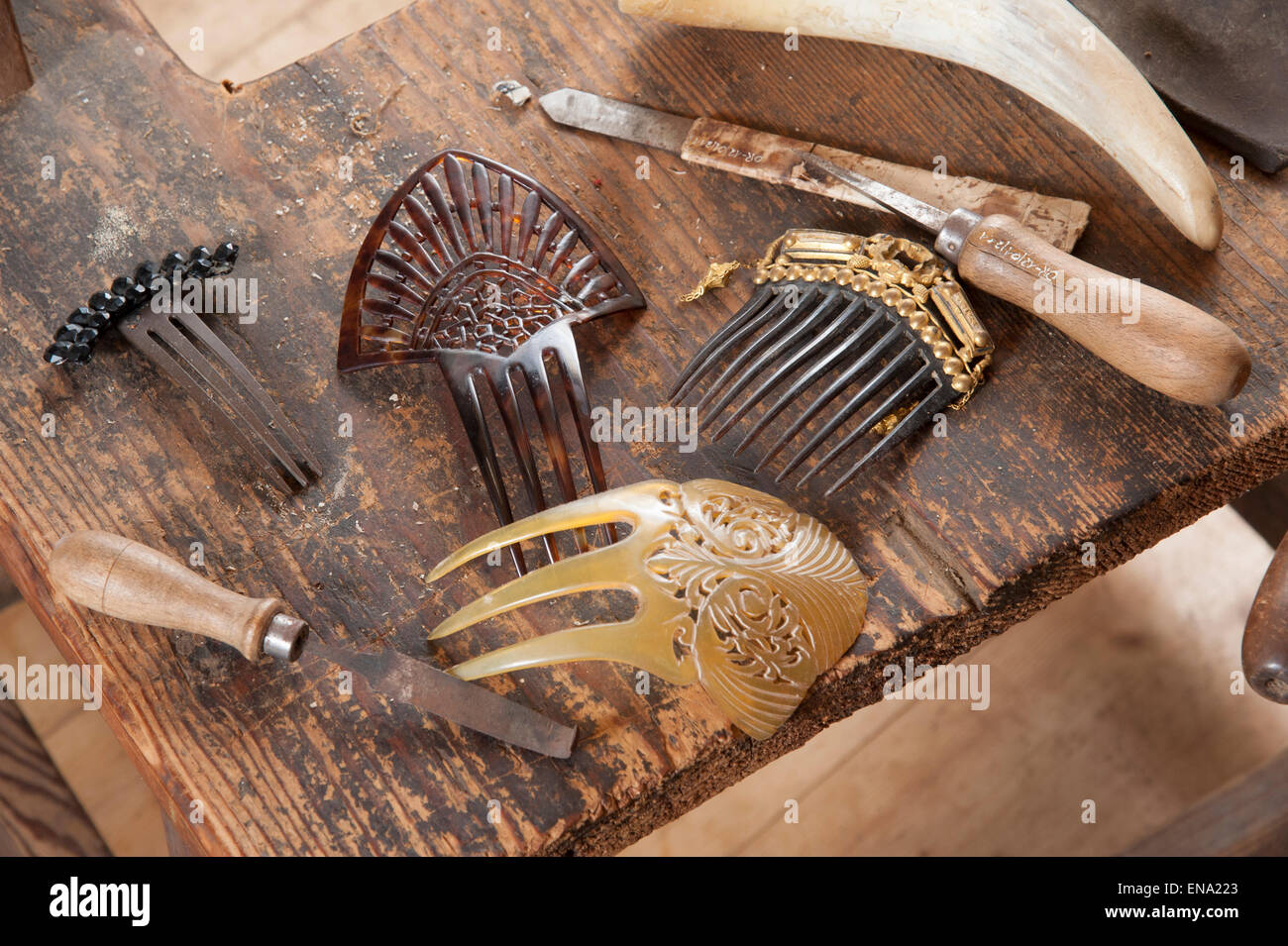 omb makers Exhibition at Museum Ober-Ramstadt, Hesse, Germany Stock Photo