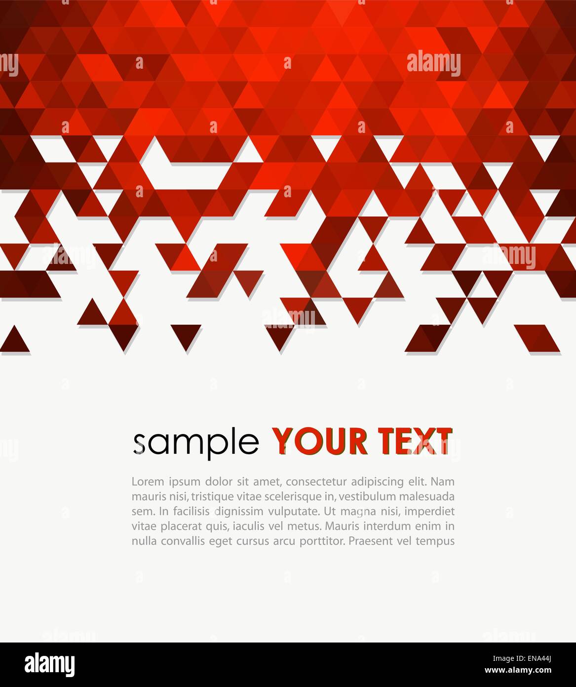 Abstract technology background with triangle. Vector illustration Stock ...