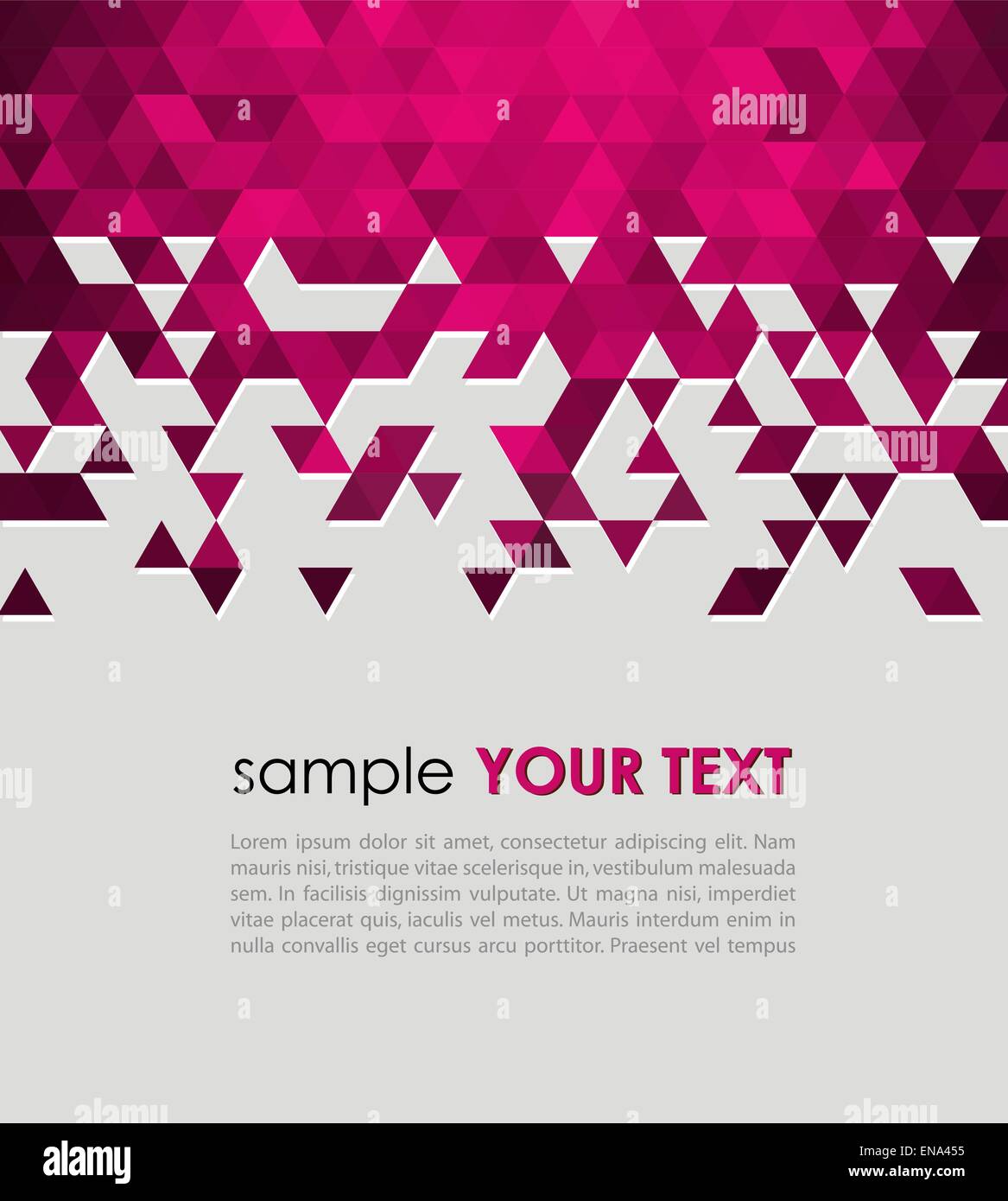 Abstract technology background with triangle. Vector illustration Stock ...