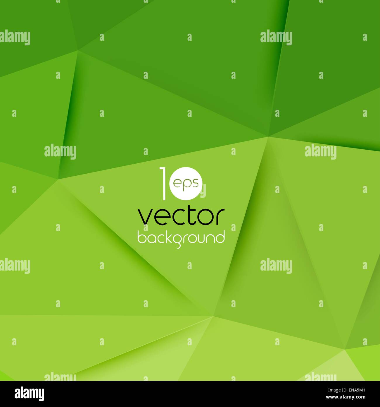 Vector abstract geometric green background with triangle Stock Vector ...