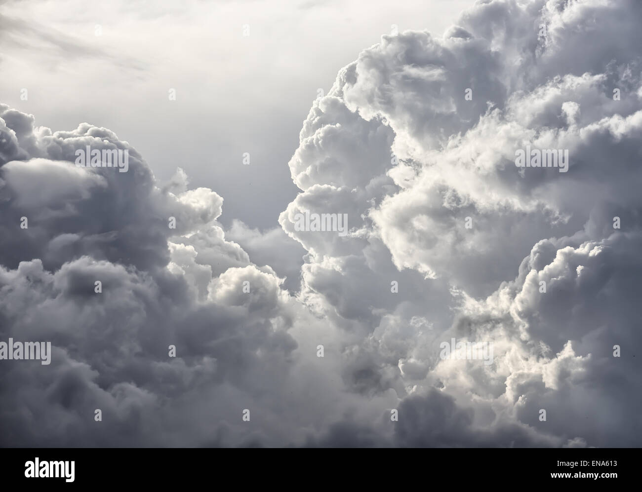 Majestic clouds just before the big storm Stock Photo - Alamy