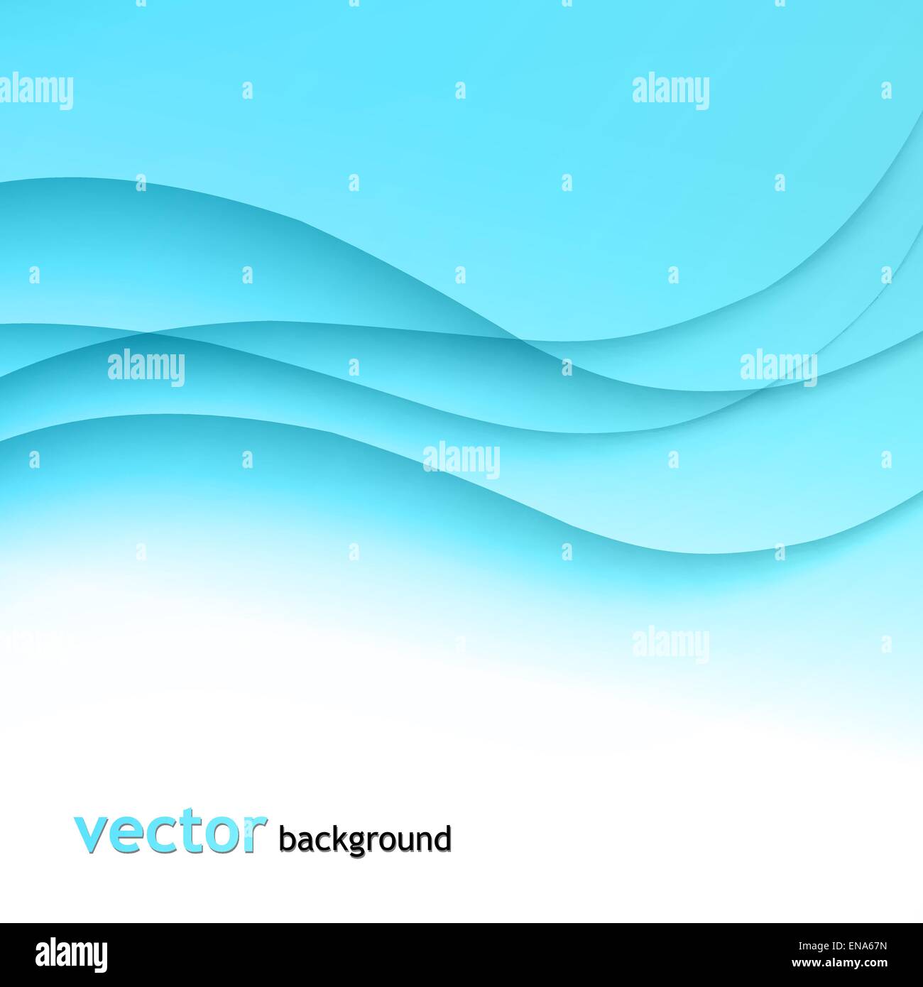 Vector illustration Abstract colorful background with blue wave Stock ...
