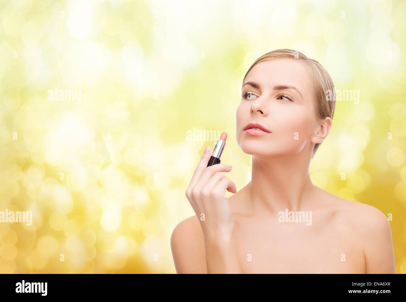 Skin color lipstick hi-res stock photography and images - Alamy