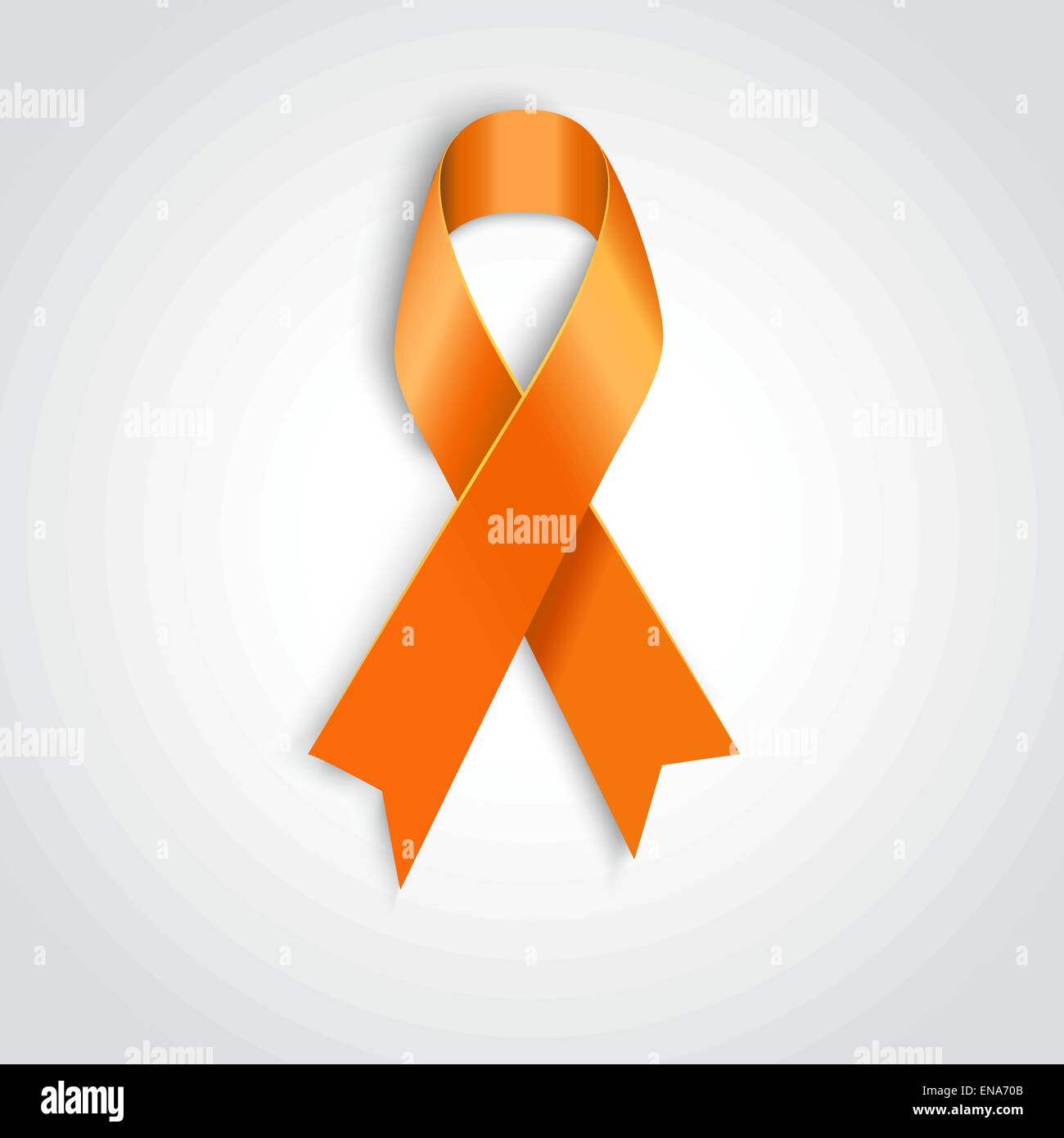 Vector Orange ribbon as symbol of Animal Abuse, leukemia awareness, kidney  cancer association Stock Vector Image & Art - Alamy
