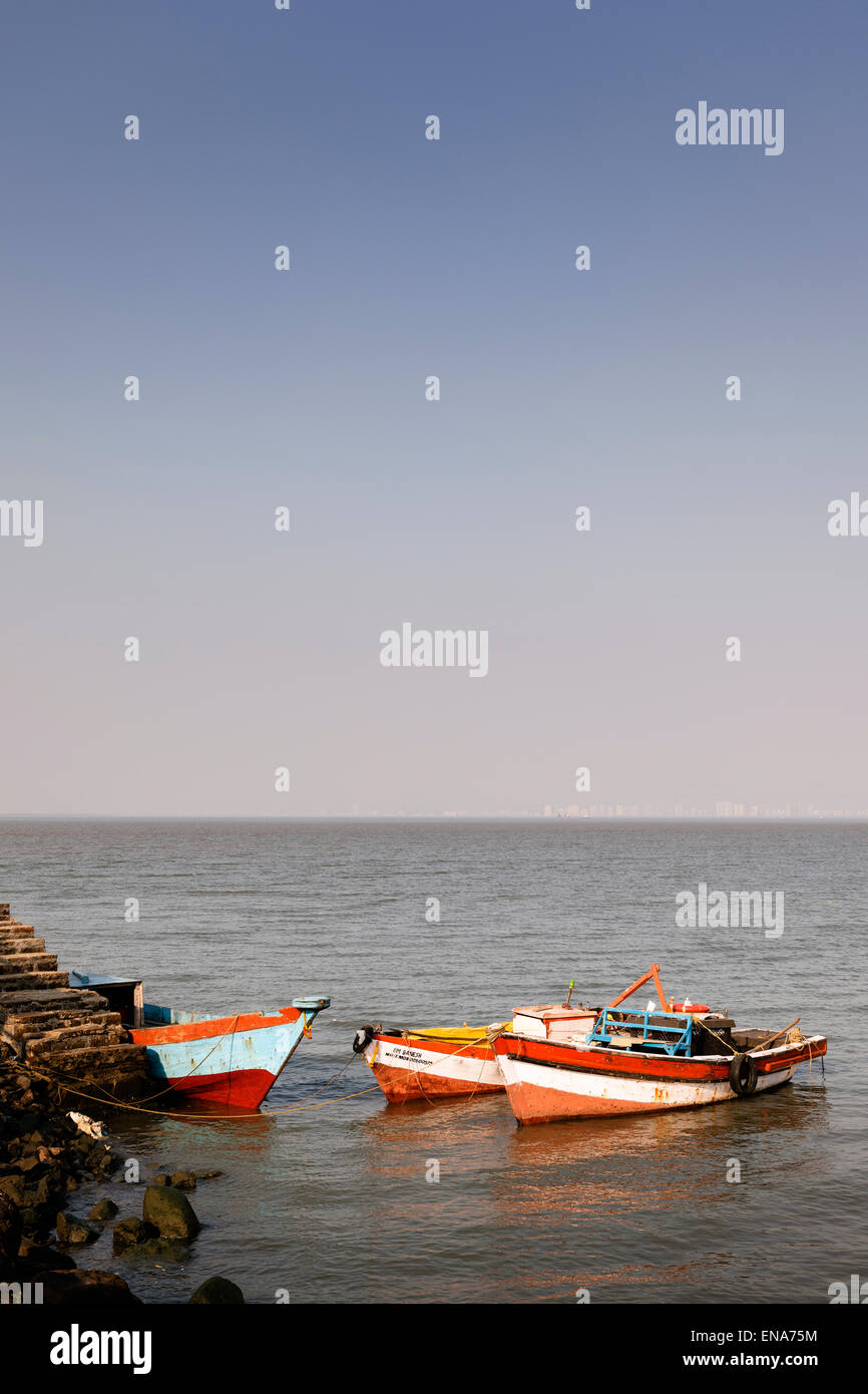 Elephanta Island, Mumbai Harbour. Stock Photo