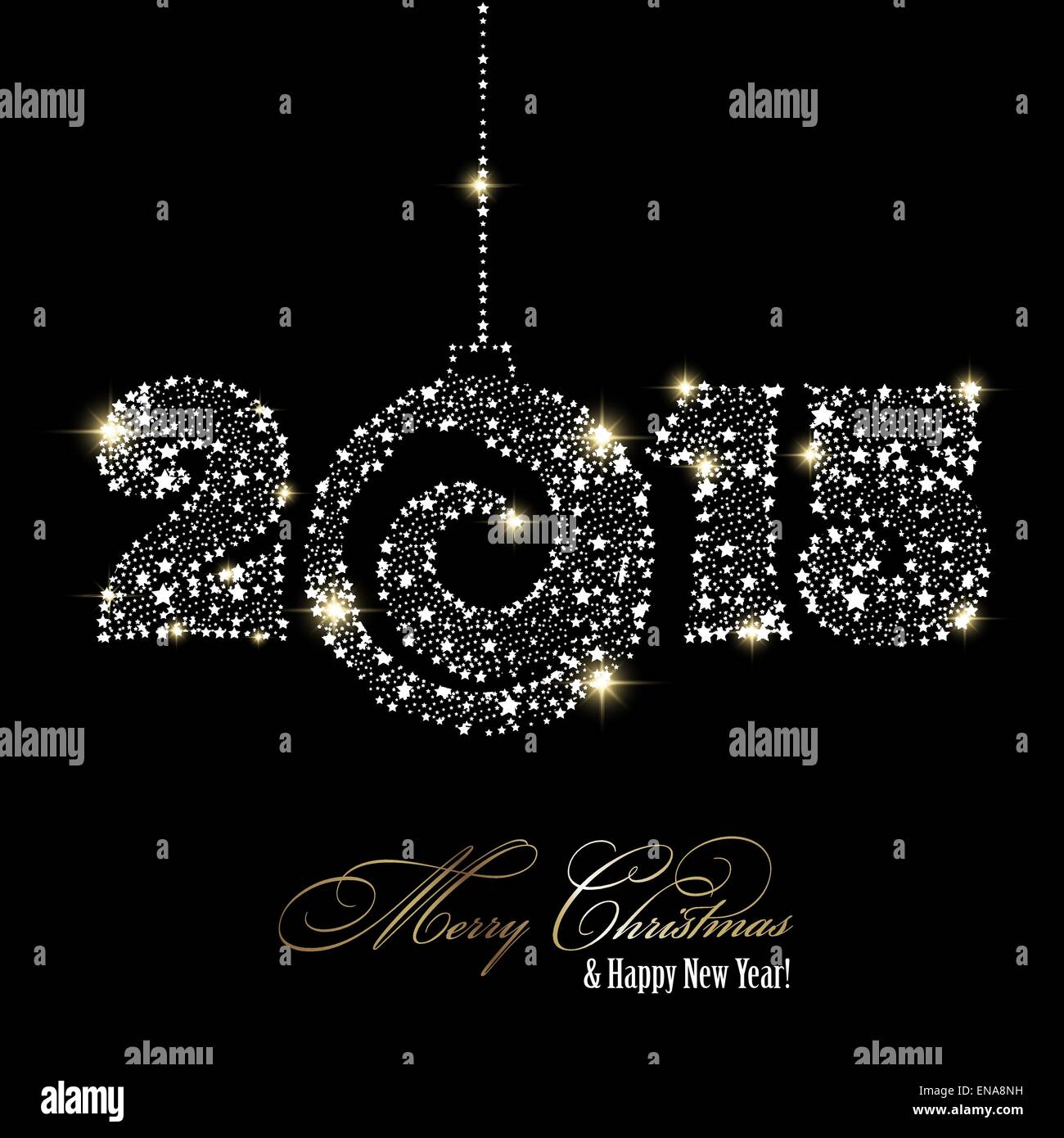 2015 new year vector vectors hi-res stock photography and images - Alamy