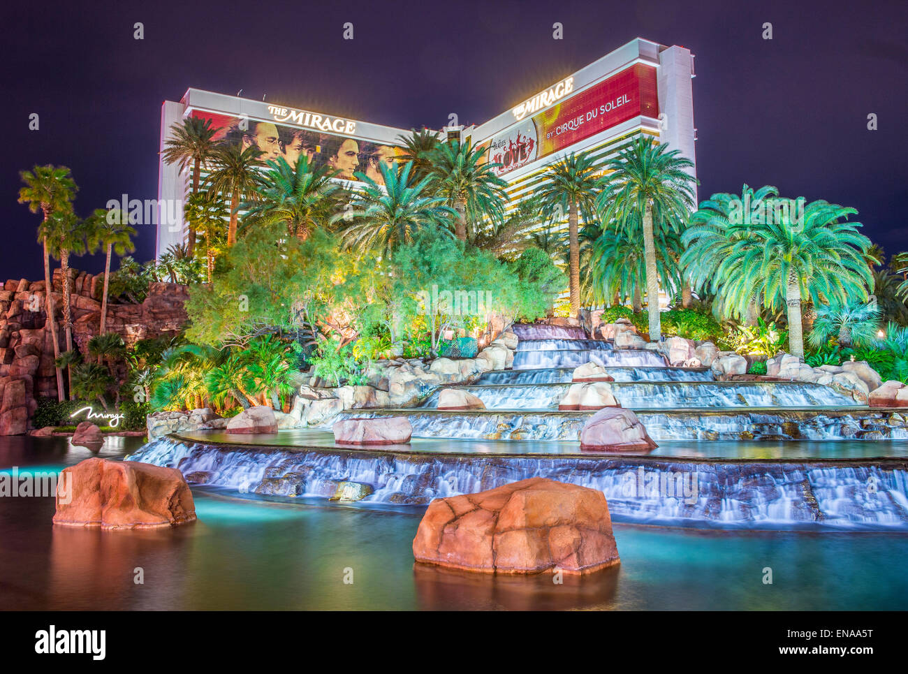 The Mirage Hotel in Las Vegas Stock Photo Alamy