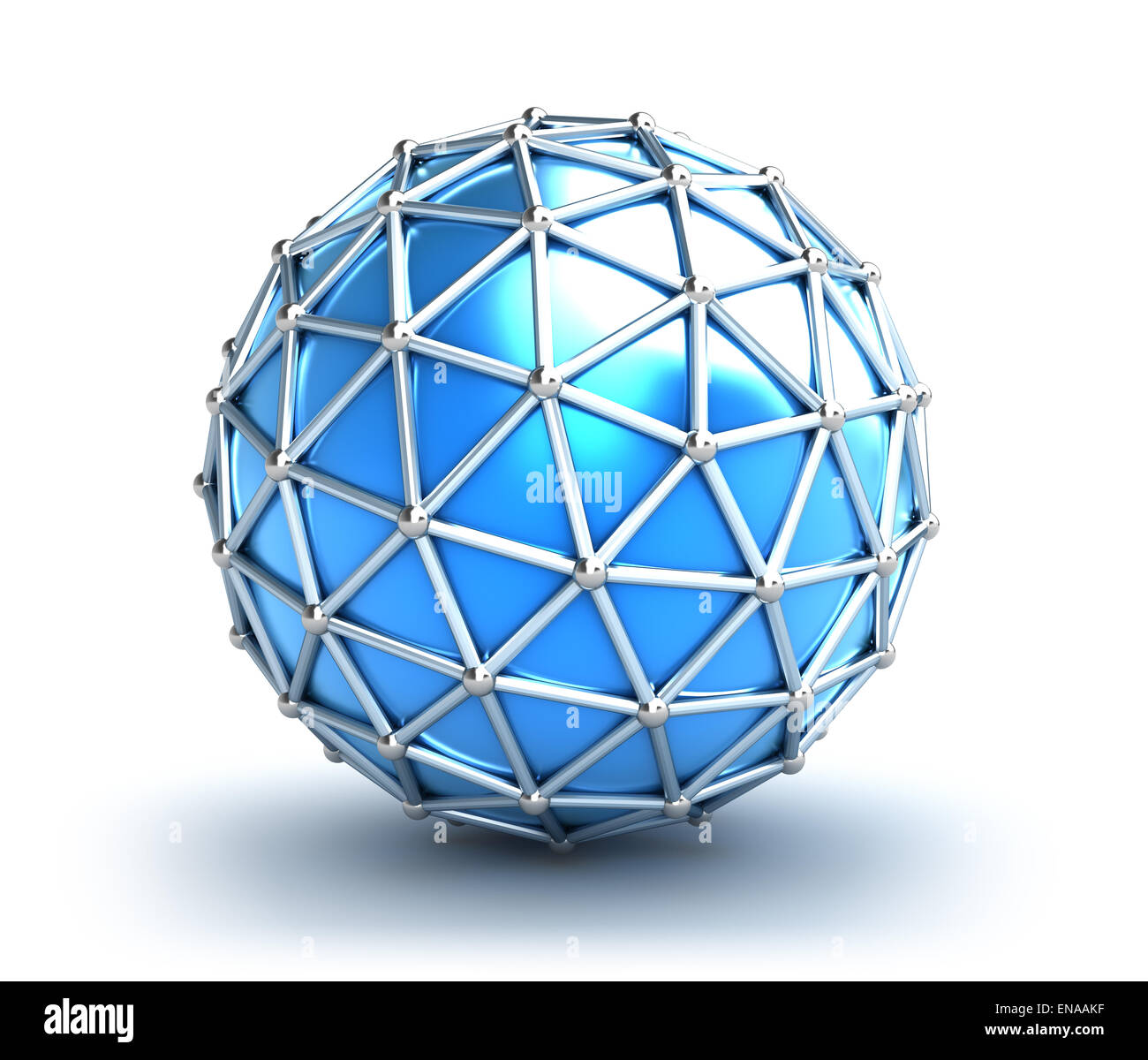 Network abstract, 3D concept over white Stock Photo - Alamy