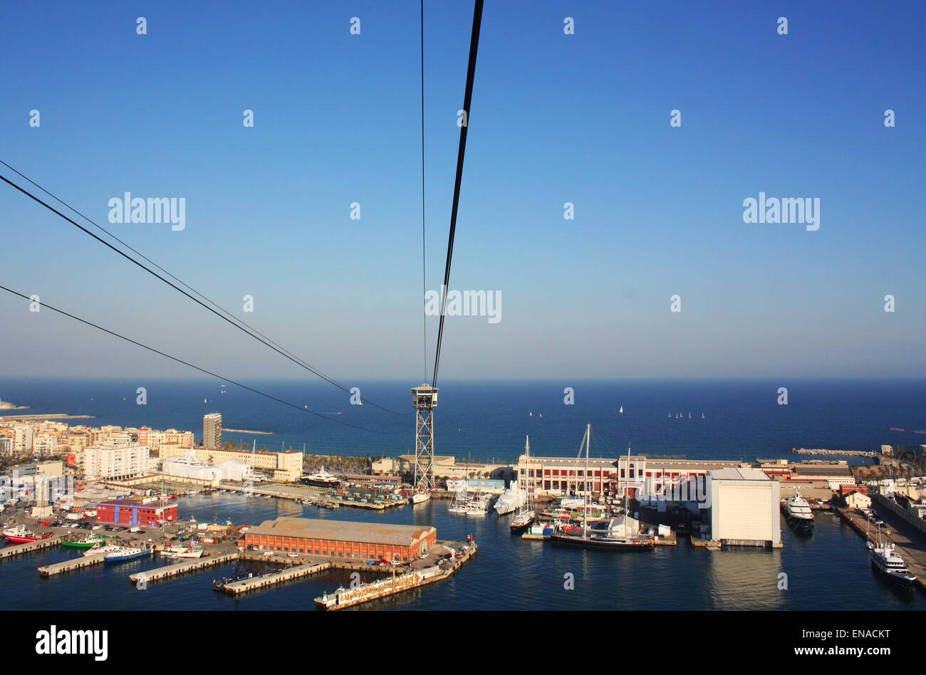 Cable car from barcelona hi-res stock photography and images - Alamy