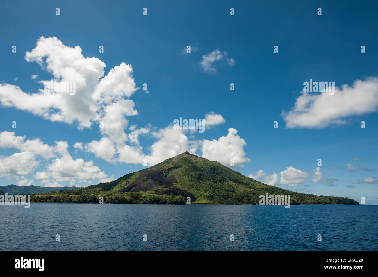 The Active Island Volcano Of Banda In The Maluku Province Indonesia 