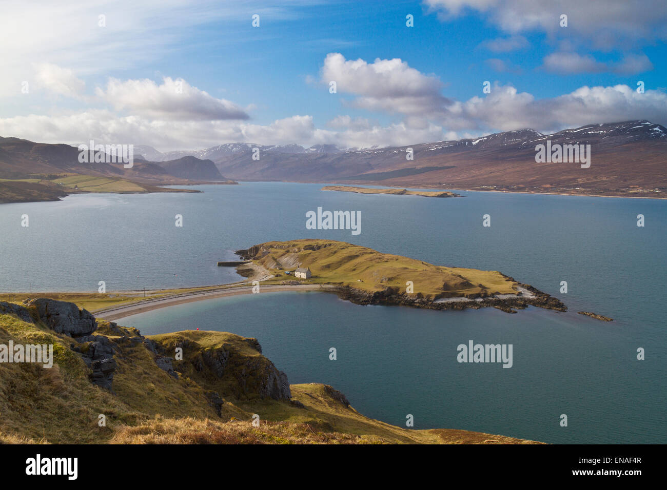 Loch Eriboll and Ard Neakie, Sutherland, Scotland Stock Photo