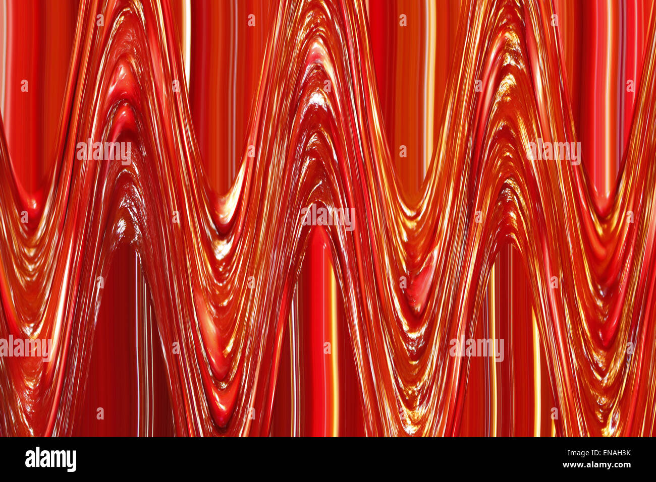 very red and unusual abstract texture with stripes Stock Photo