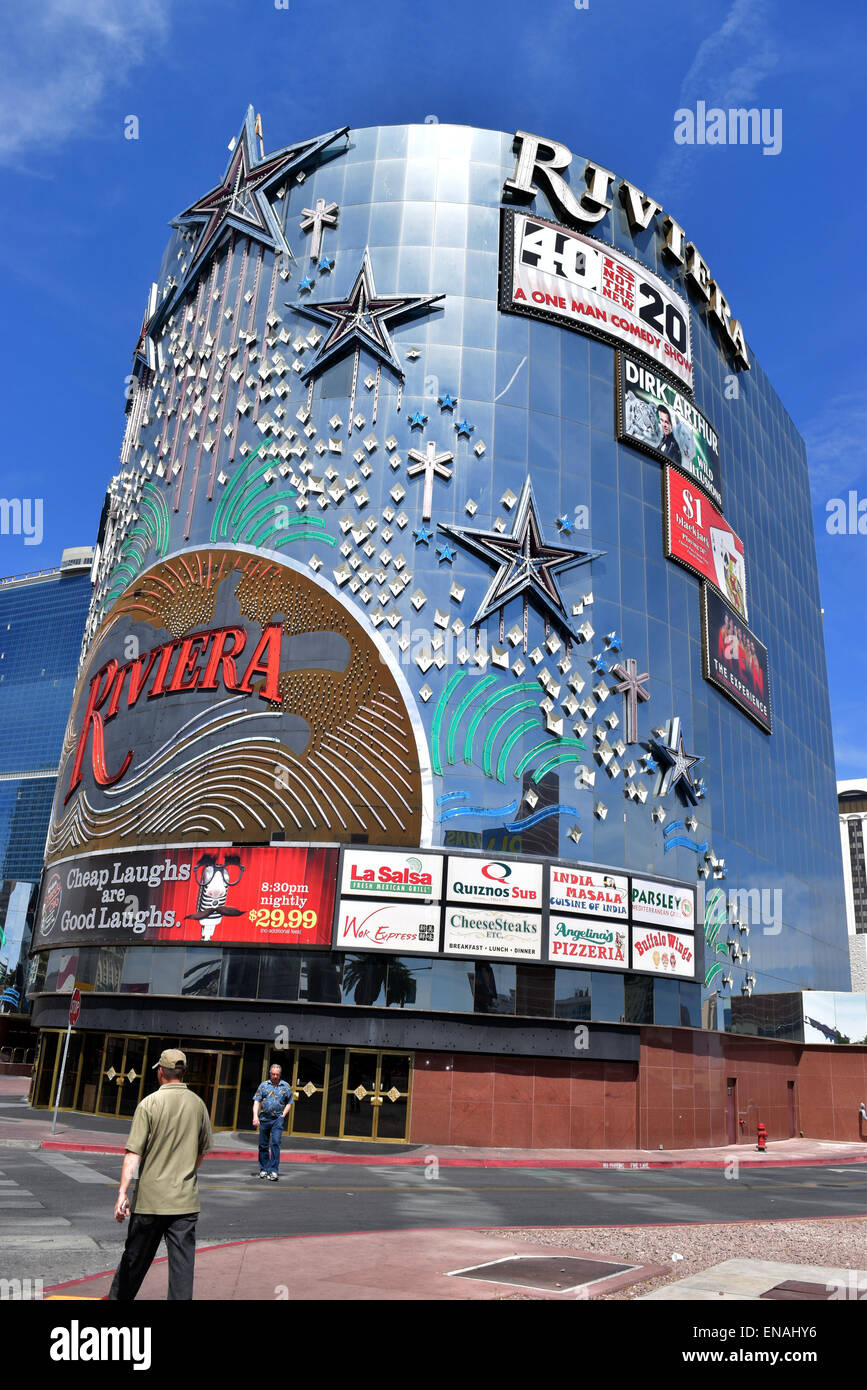 Riviera Hotel and Casino on The Strip, Las Vegas, Nevada, USA Stock Photo -  Alamy