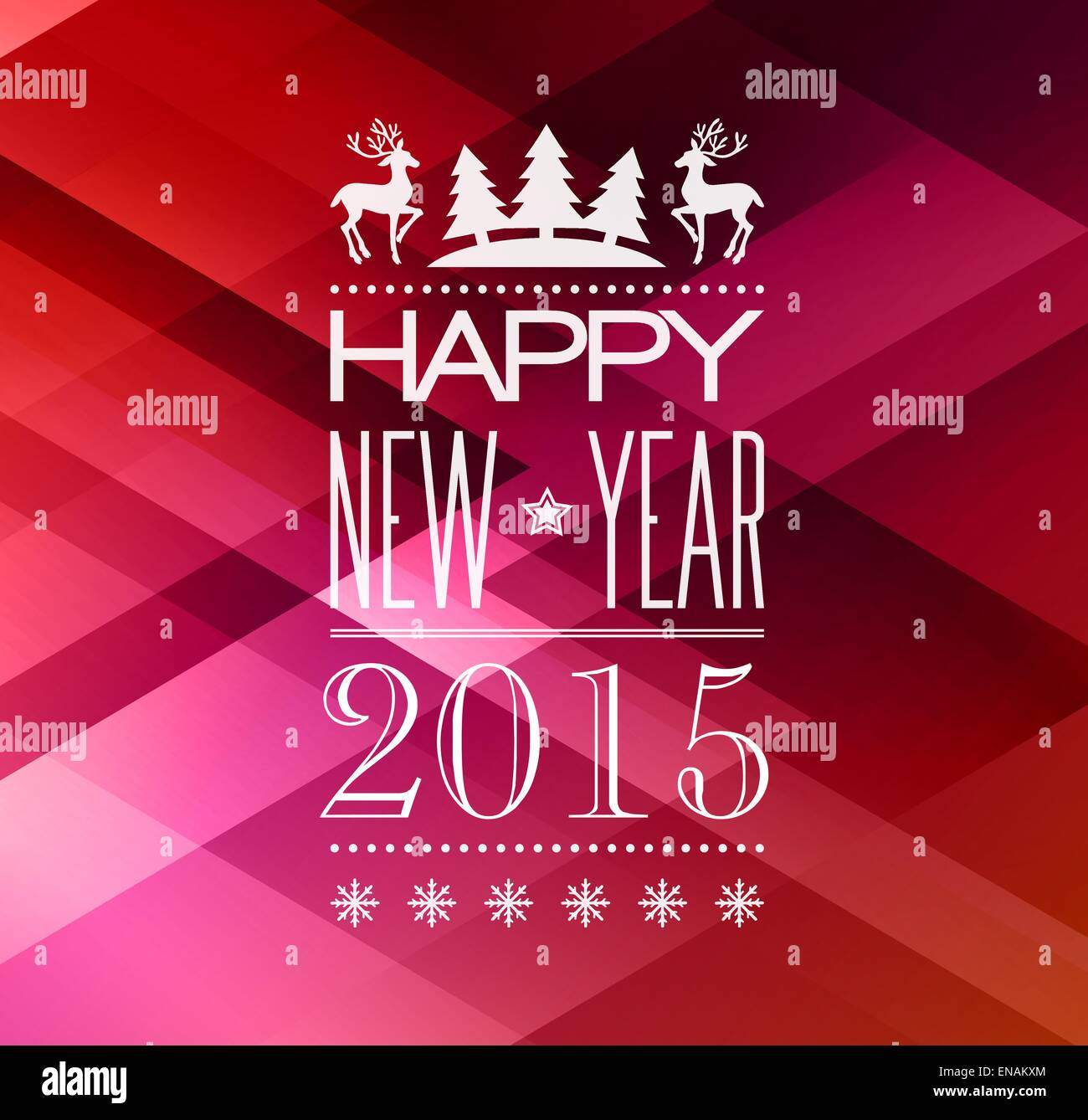 Vector Abstract Christmas light background with retro typography Stock ...