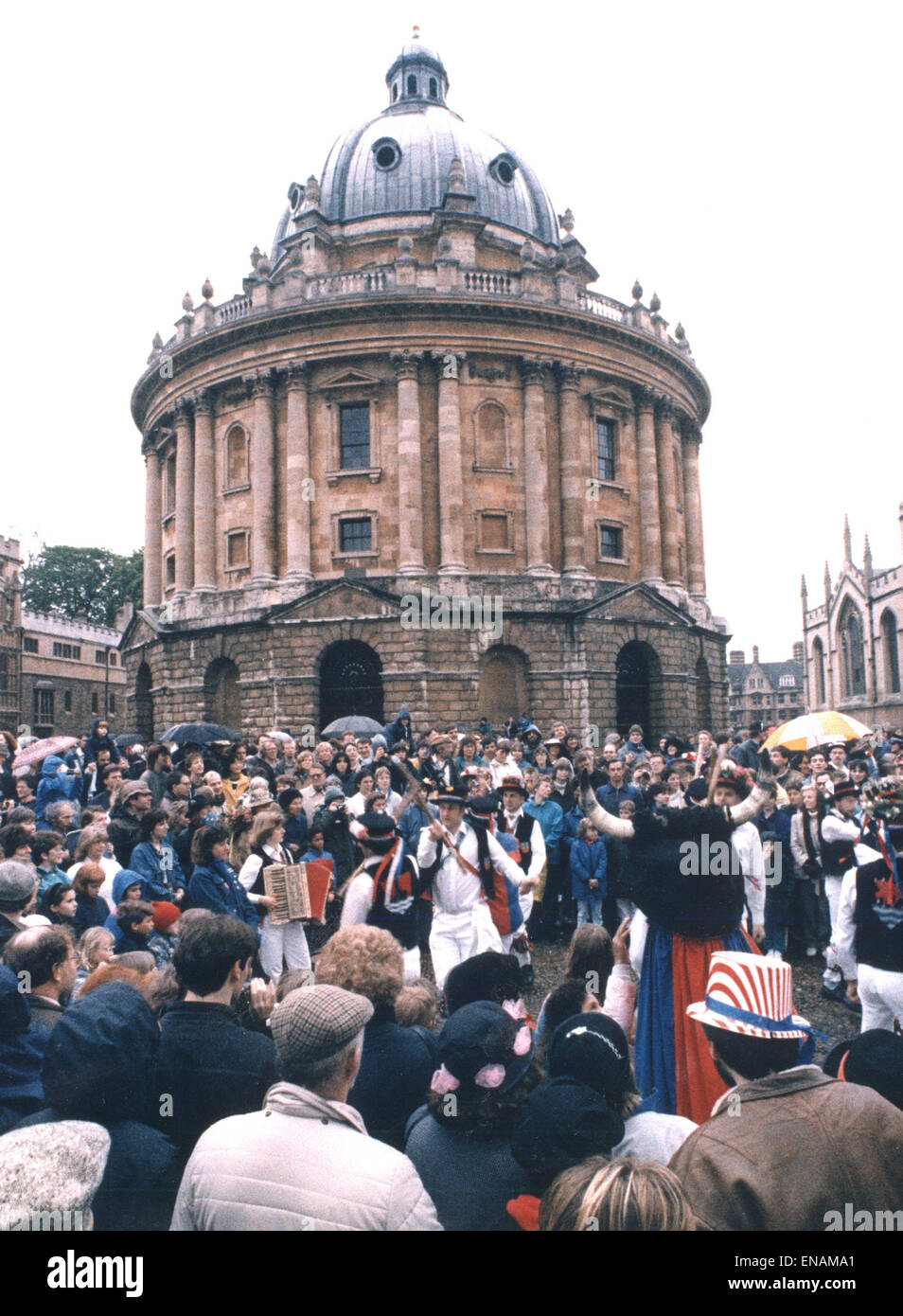 FILE PHOTOS Oxford, Oxfordshire, UK. 1st May, 1988. Oxford May Morning