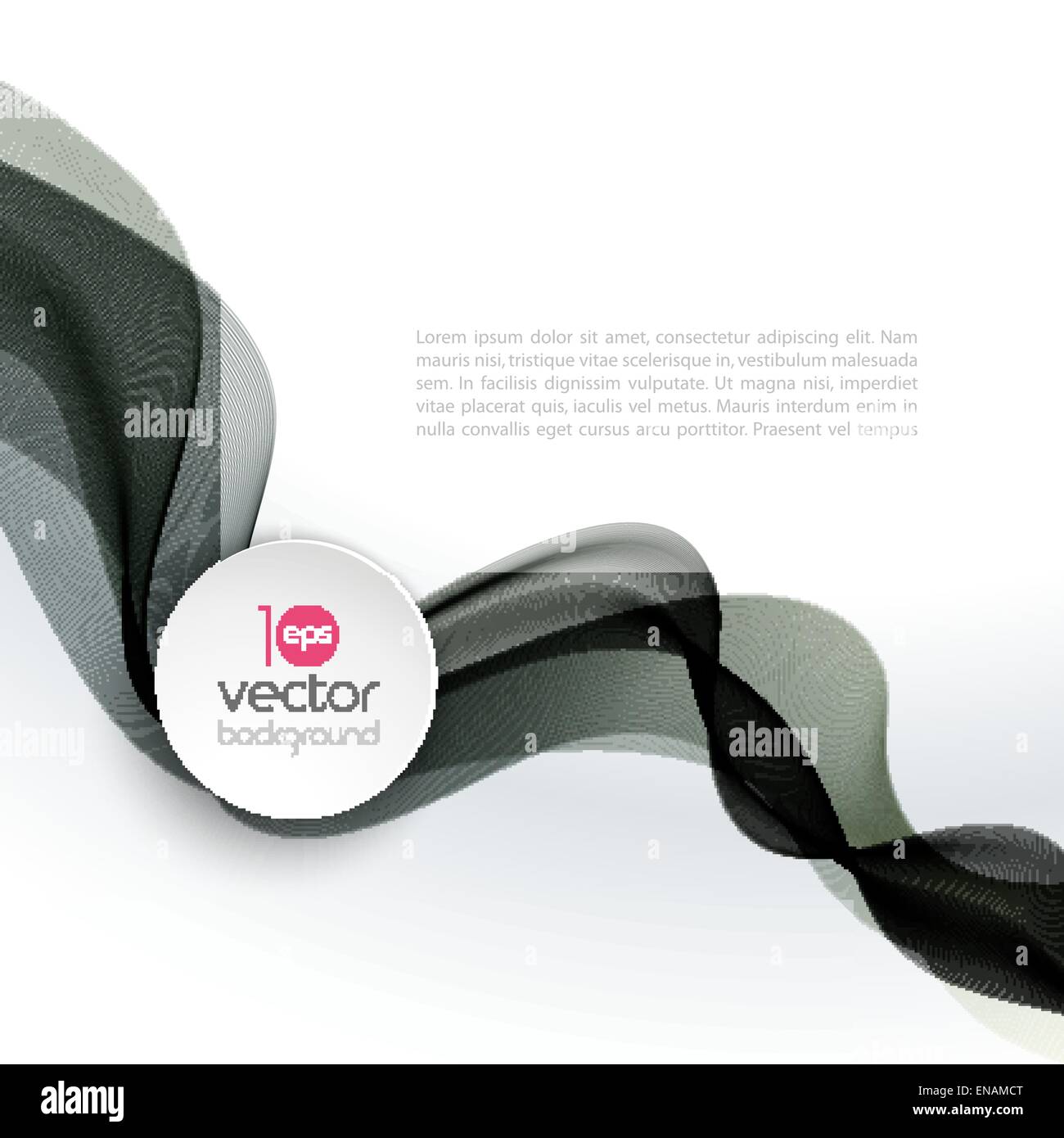 Vector Abstract wave template background brochure design Stock Vector ...