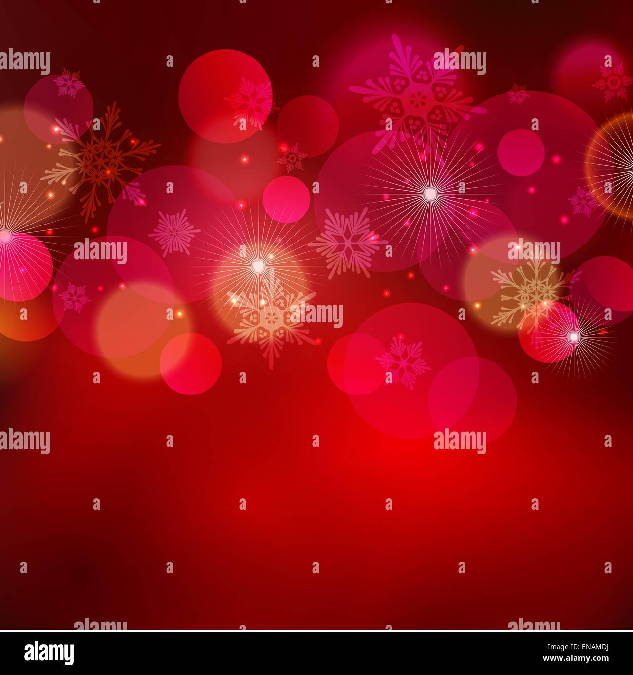 Vector illustration Abstract Christmas red light background Stock ...