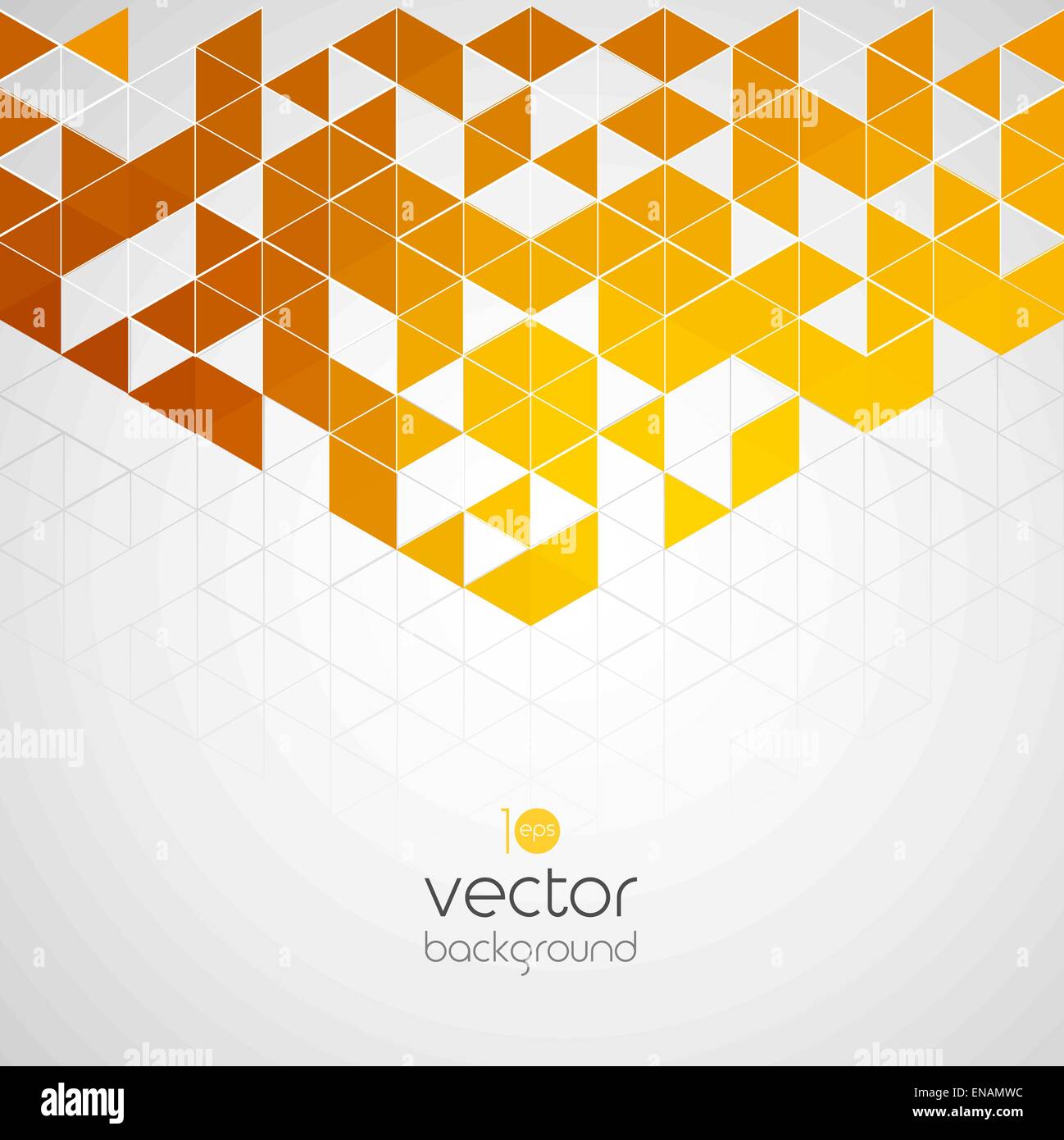 Abstract technology background with color triangle. Vector illustration ...