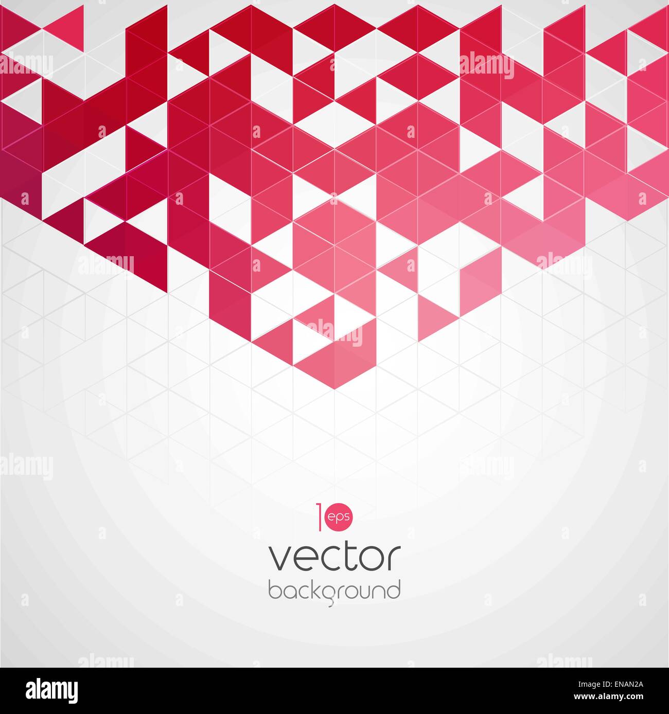 Abstract technology background with color triangle. Vector illustration ...