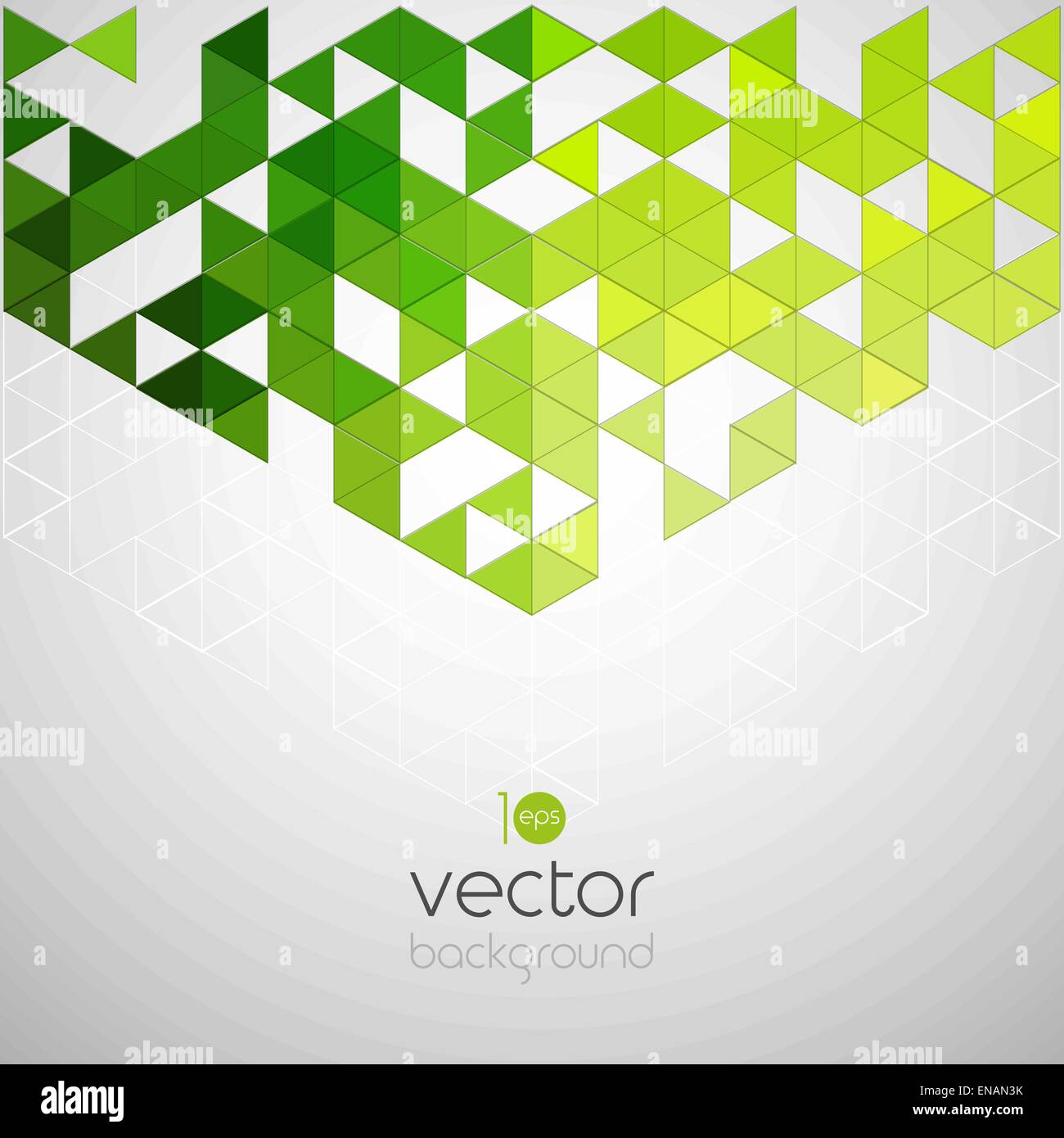 Abstract technology background with color triangle. Vector illustration ...