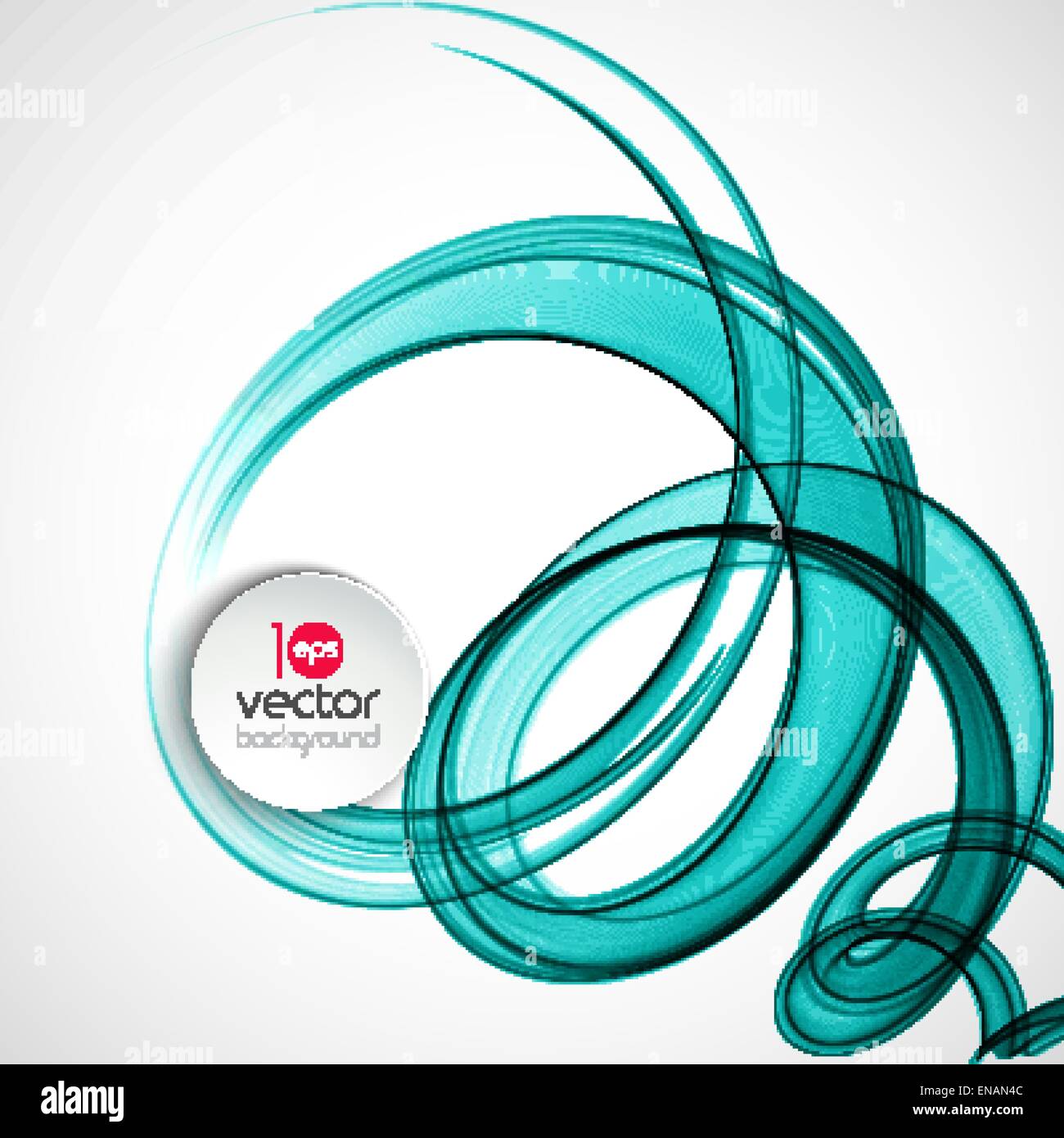 Vector illustration Abstract colorful transparent wave. EPS 10 Stock ...