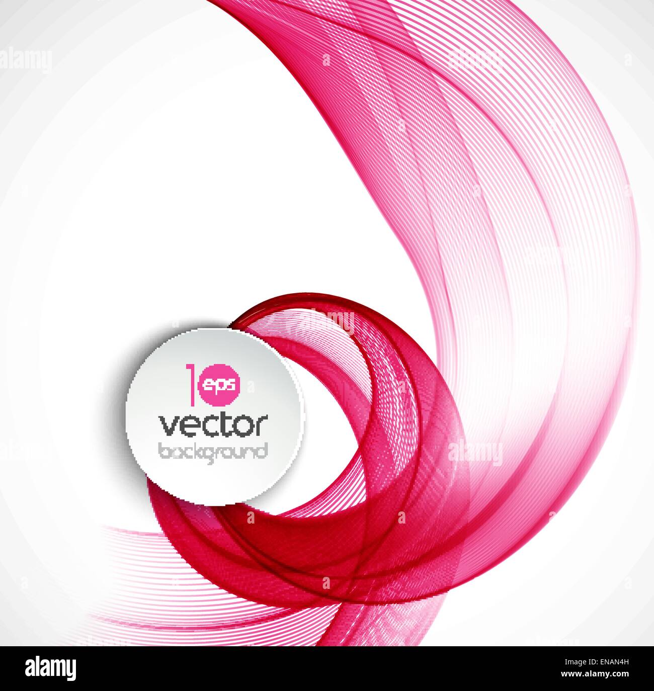 Vector illustration Abstract colorful transparent wave. EPS 10 Stock ...
