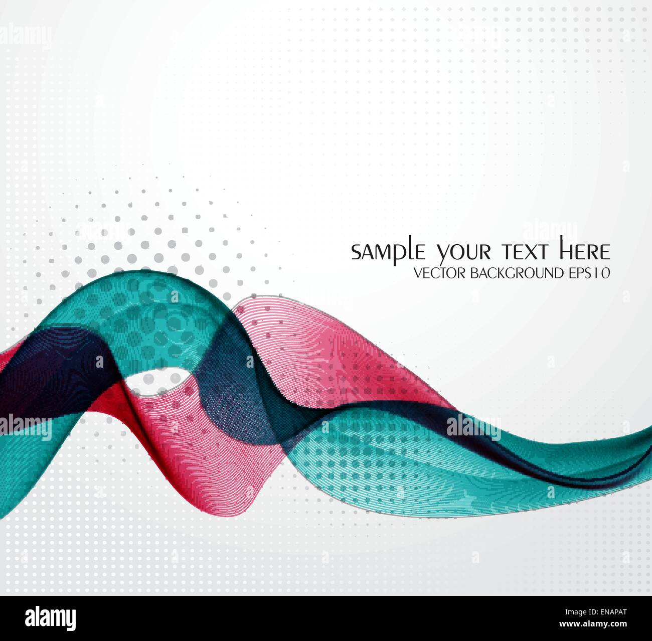 Abstract transparent wave background with halftone. EPS 10 Stock Vector ...