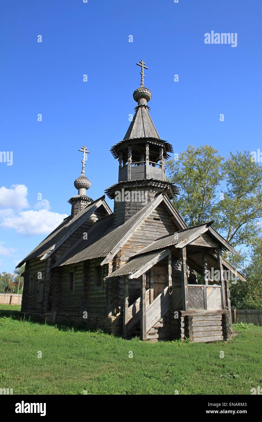Chapel of the Archangel Michael. Russia, Nizhny Novgorod region, Boldino Stock Photo