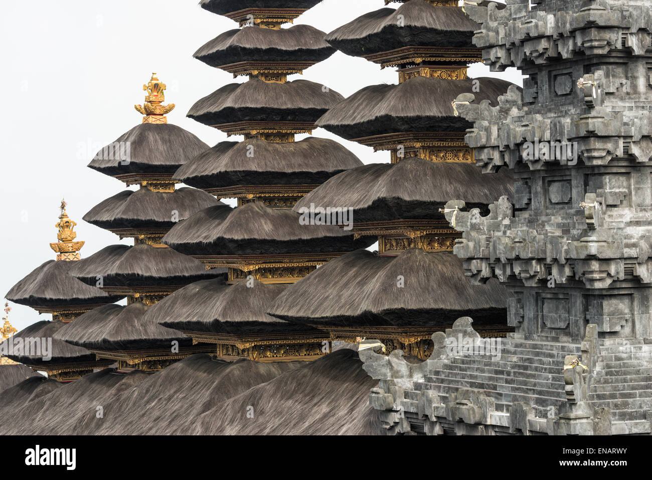 Pura Besakih Temple complex, Bali, Indonesia Stock Photo