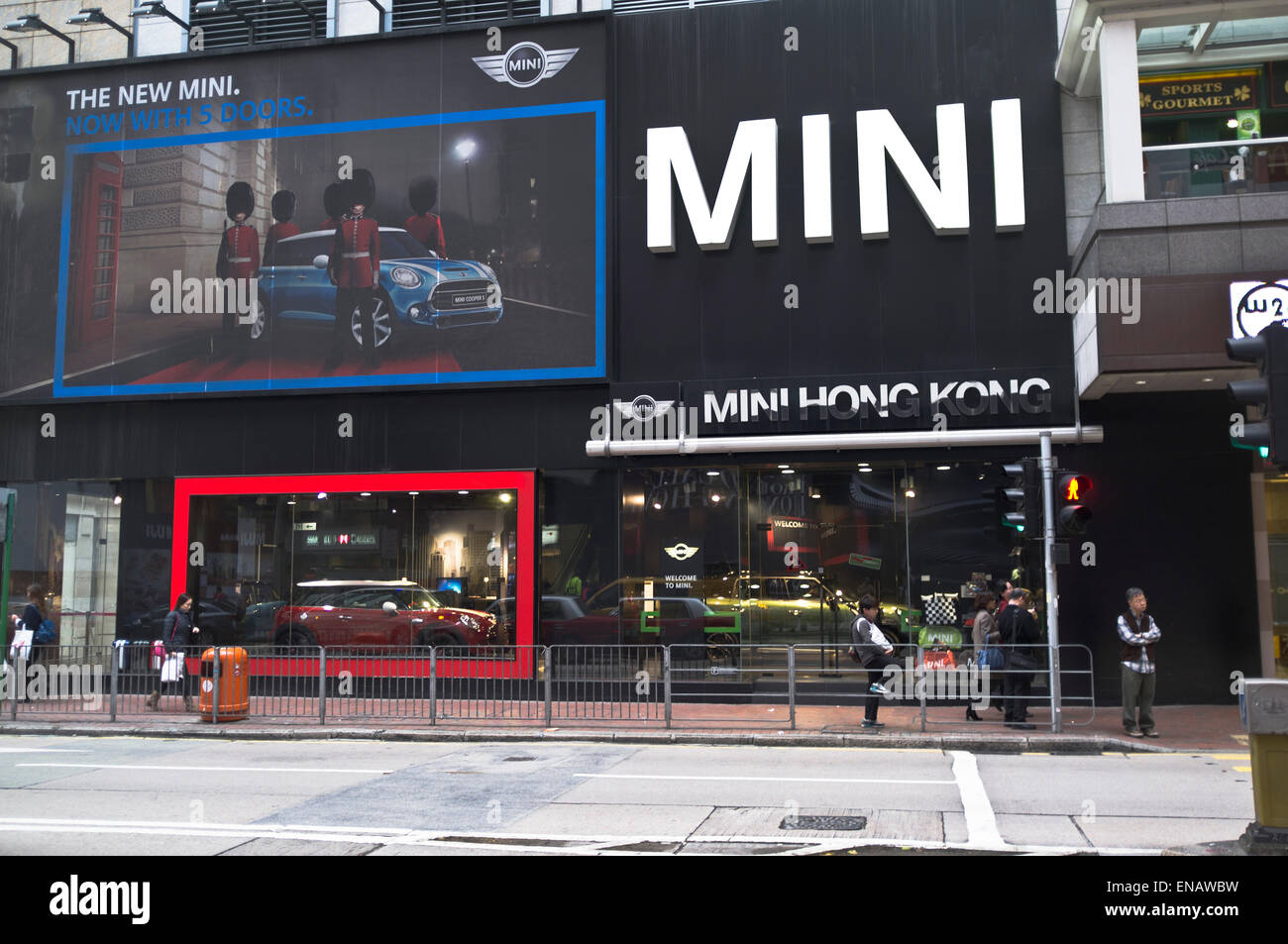 dh Queens road east WAN CHAI HONG KONG BMW Mini car showroom selling minis abroad china dealer Stock Photo