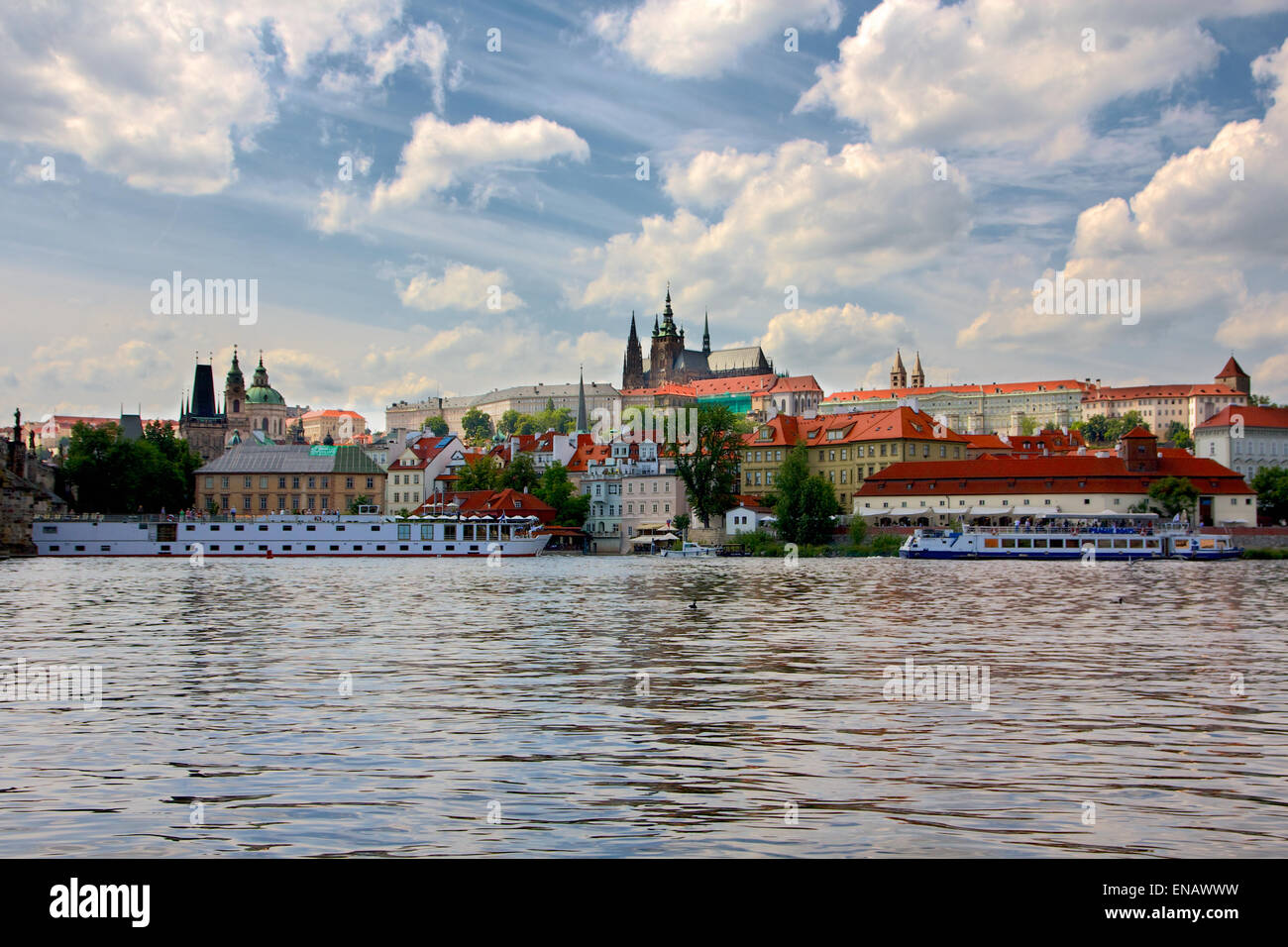 Prague riverfront hi-res stock photography and images - Alamy