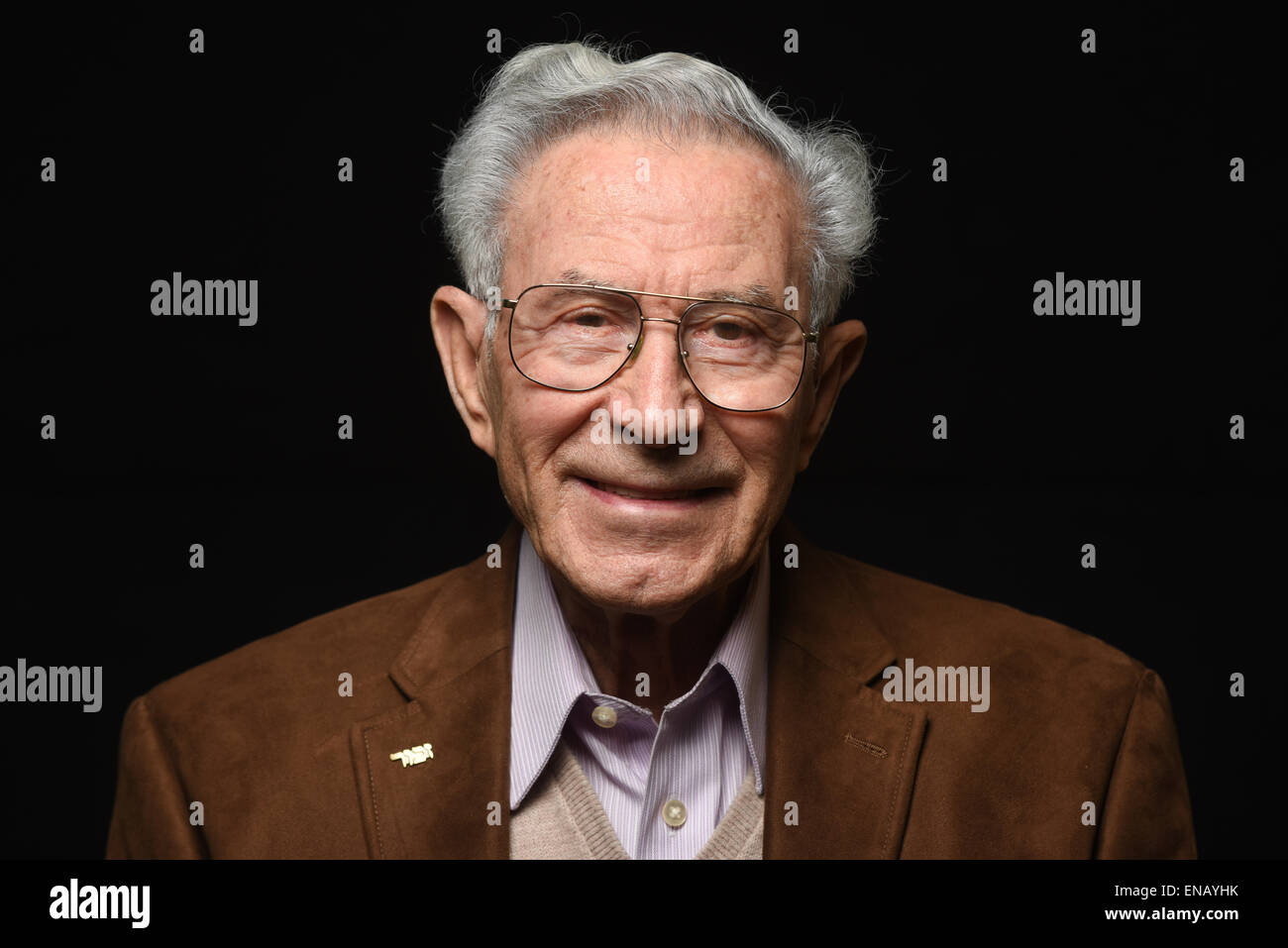 Munich, Germany. 27th Apr, 2015. Former prisoner of the Dachau ...