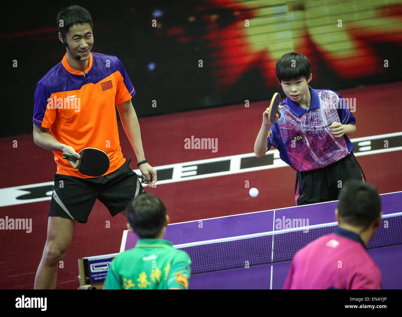 Suzhou, China's Jiangsu Province. 1st May, 2015. Famous Chinese table